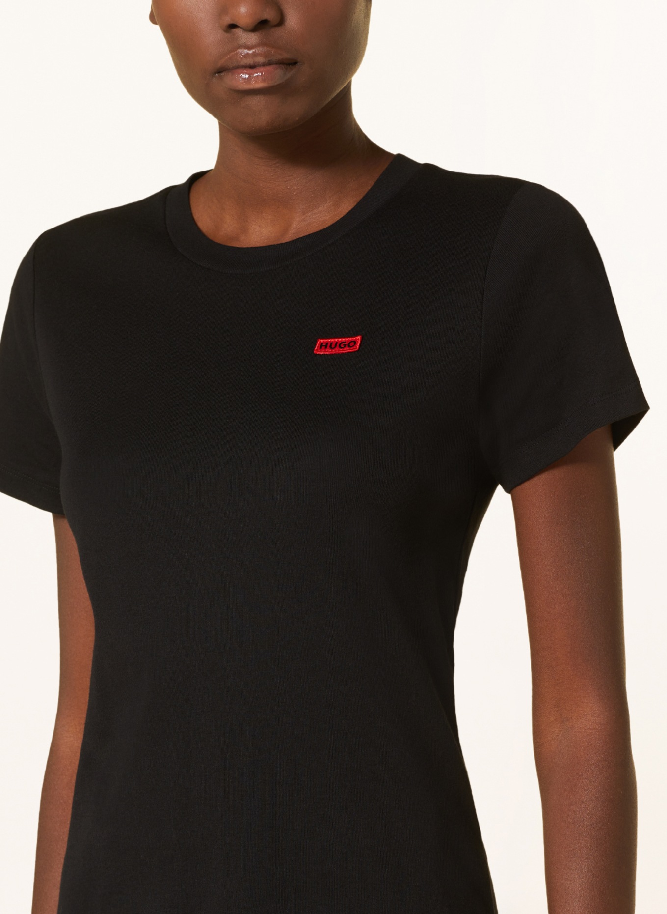 HUGO T-shirt CLASSIC TEE, Color: BLACK (Image 4)