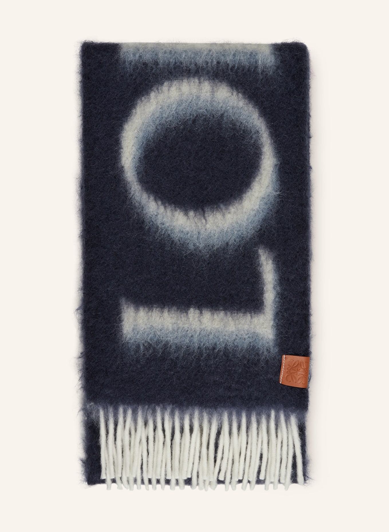 LOEWE Schal , Farbe: DUNKELBLAU/ HELLGRAU (Bild 1)