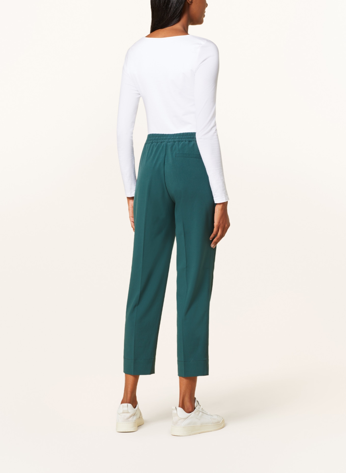 OPUS 7/8 trousers MELOSA in jogger style , Color: TEAL (Image 3)