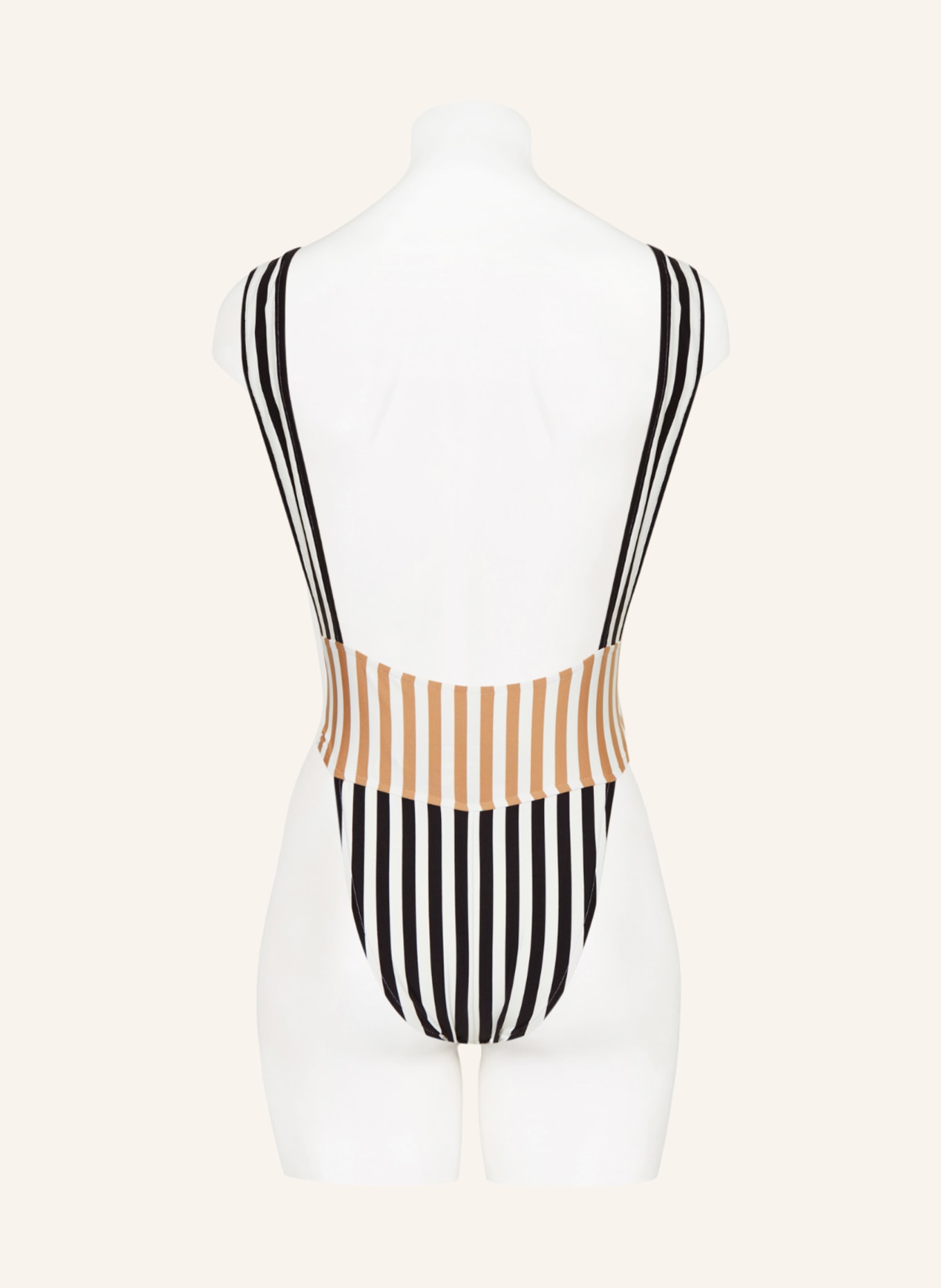ANDRES SARDA Swimsuit PERRIAND, Color: WHITE/ BLACK/ CAMEL (Image 3)