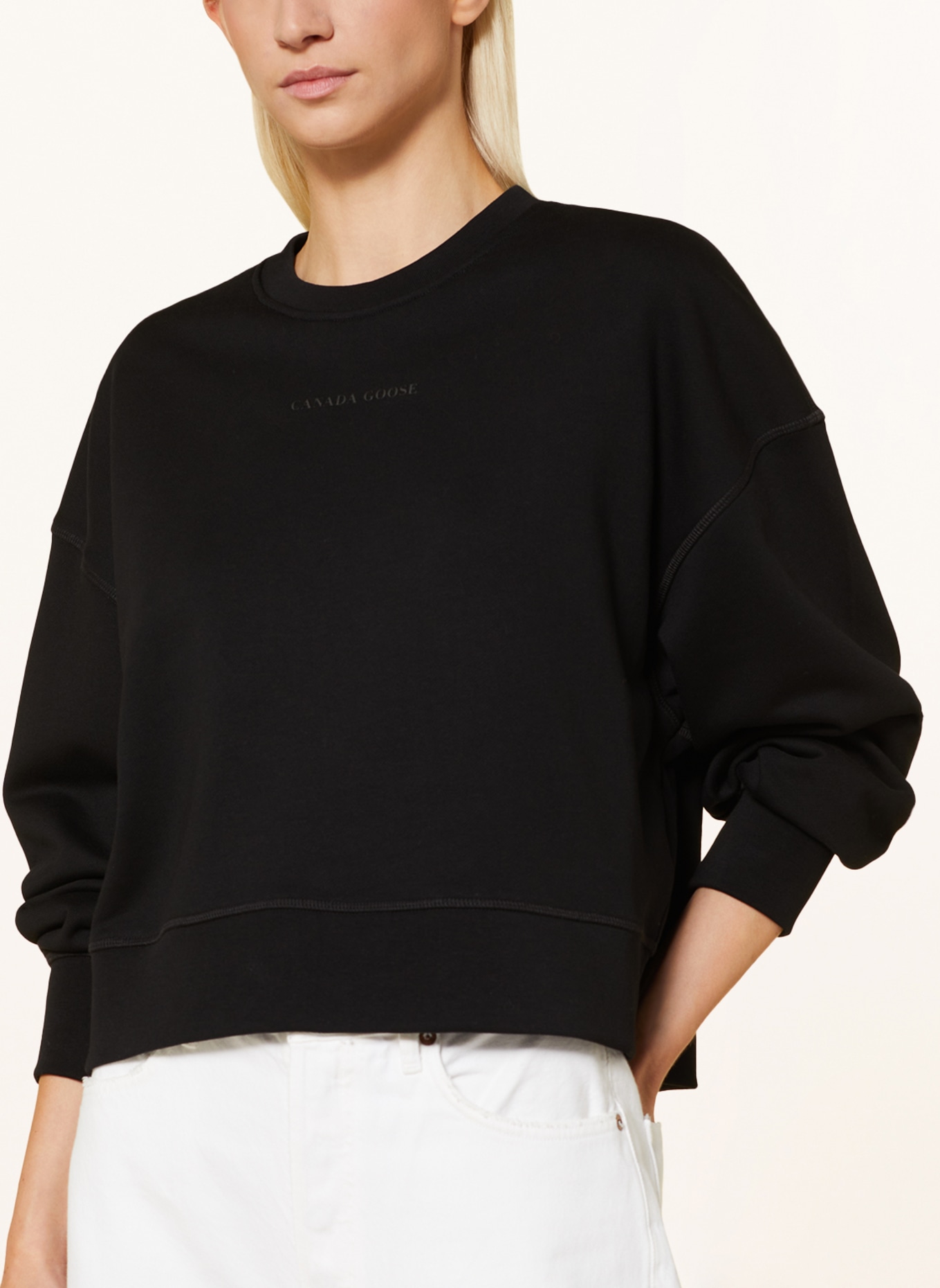 CANADA GOOSE Sweatshirt MUSKOKA, Color: BLACK (Image 4)