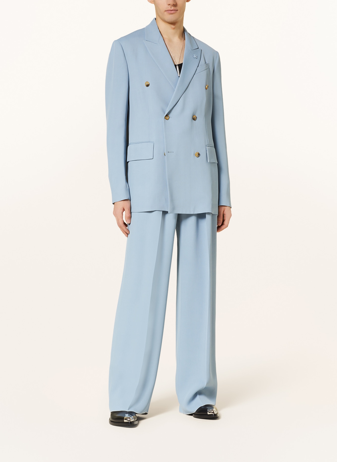 AMIRI Suit jacket regular fit, Color: LIGHT BLUE (Image 2)
