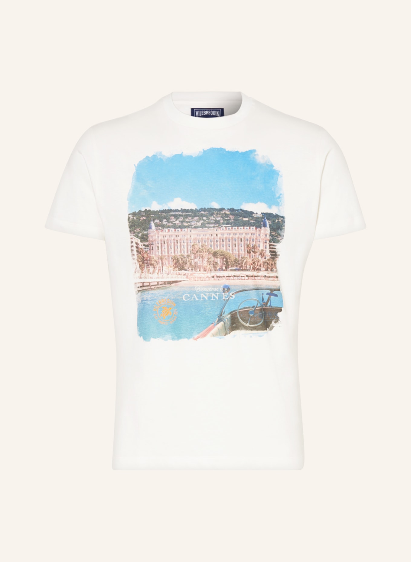 VILEBREQUIN T-Shirt PORTISOL, Farbe: WEISS/ BLAU/ GRÜN (Bild 1)