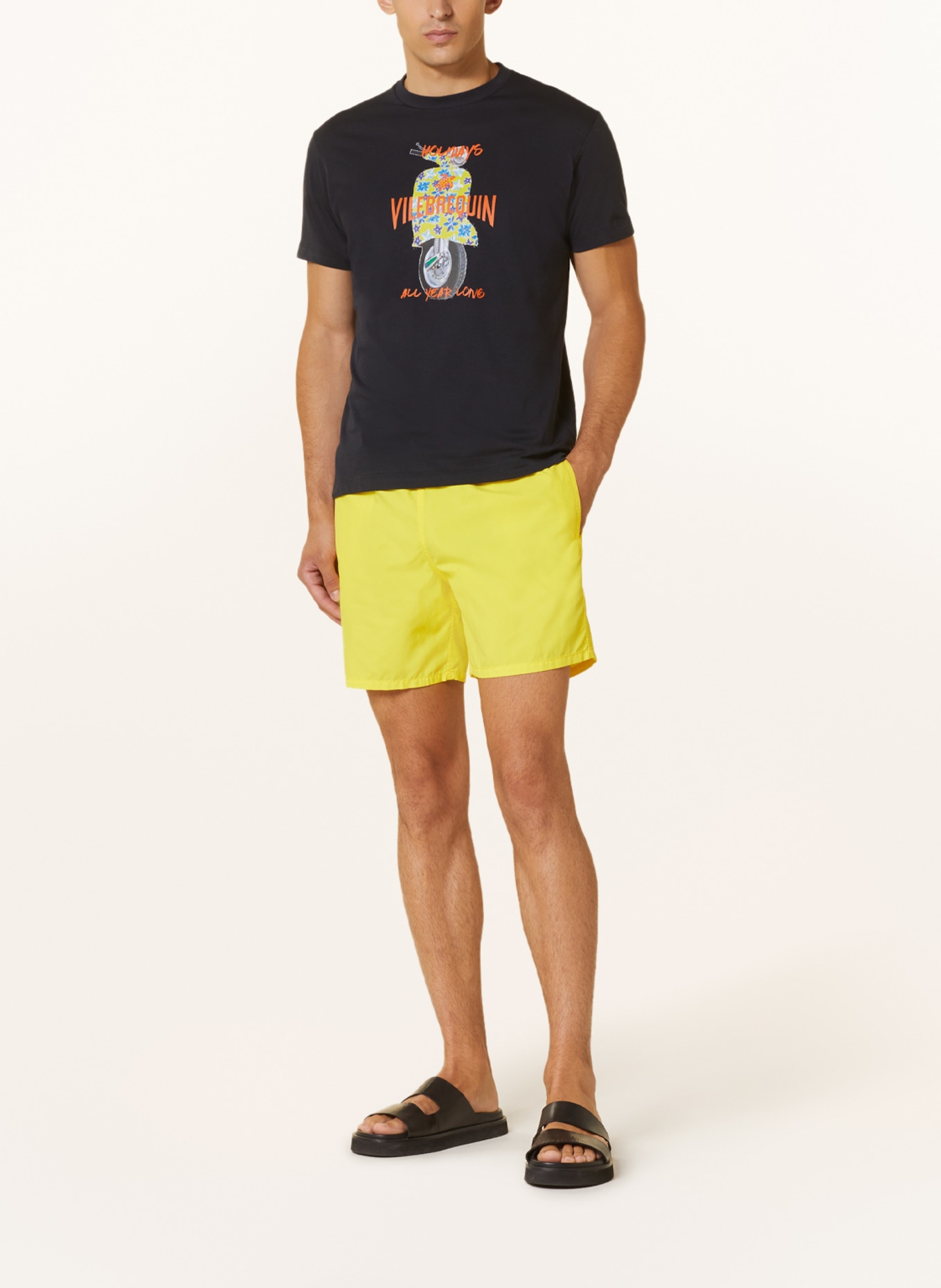 VILEBREQUIN T-Shirt PORTISOL, Farbe: DUNKELBLAU/ ORANGE/ GELB (Bild 2)