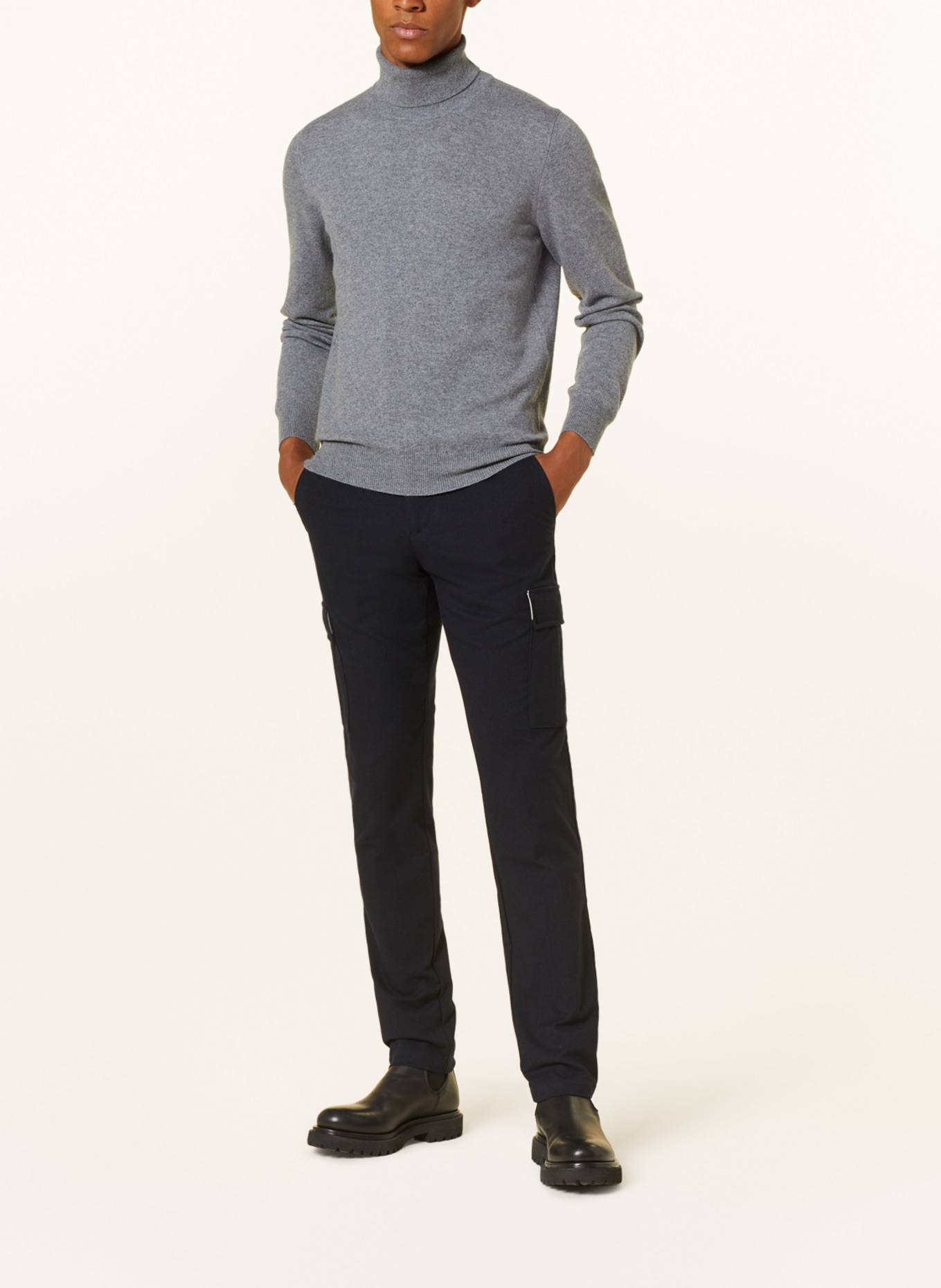 GRAN SASSO Turtleneck sweater, Color: GRAY (Image 2)