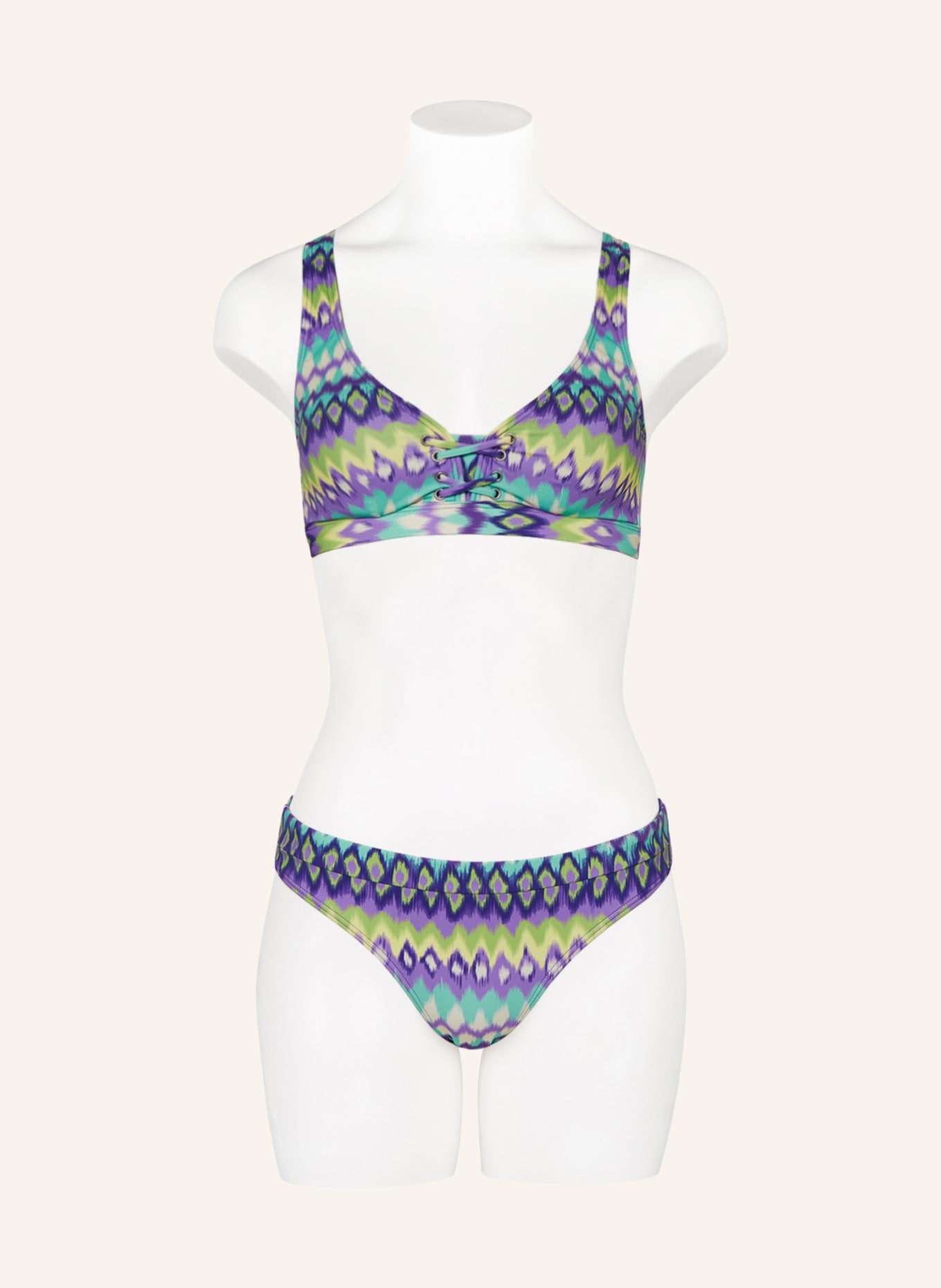 PrimaDonna Bralette bikini top HOLIDAY, Color: TURQUOISE/ PURPLE (Image 2)
