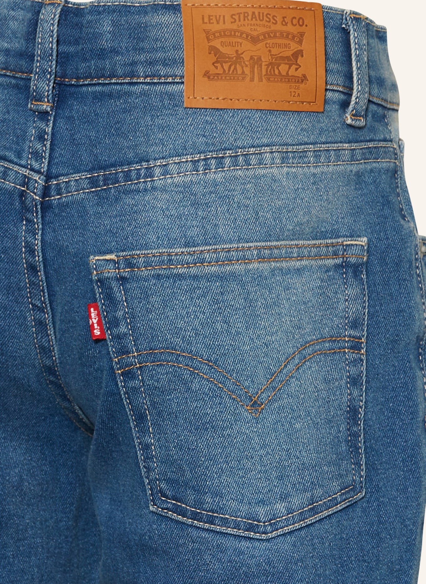 Levi's® Jeans STAY BAGGY Tapered Fit, Farbe: BLAU (Bild 3)