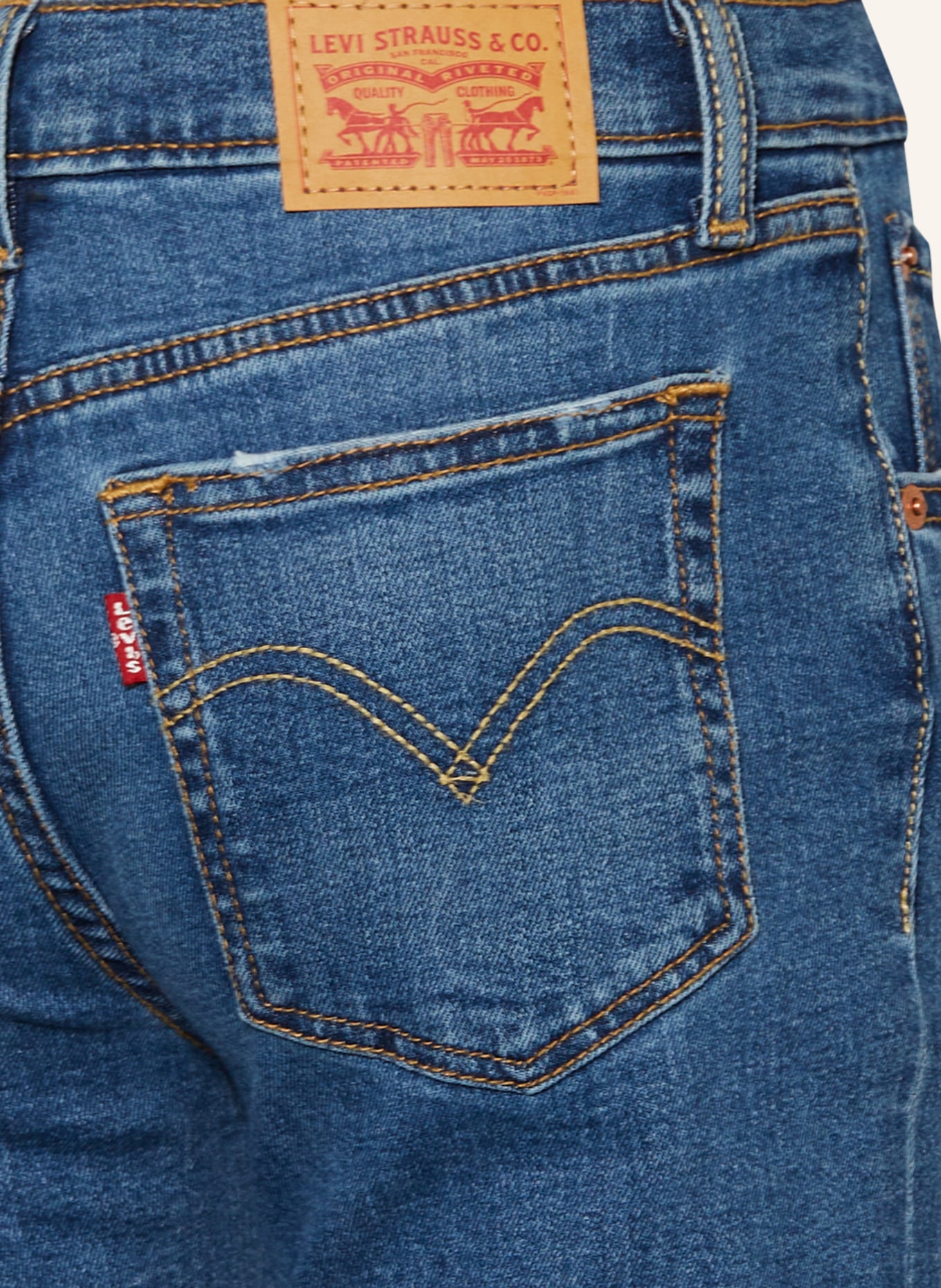 Levi's® Jeans 501 ORIGINAL Regular Fit, Farbe: BLAU (Bild 3)