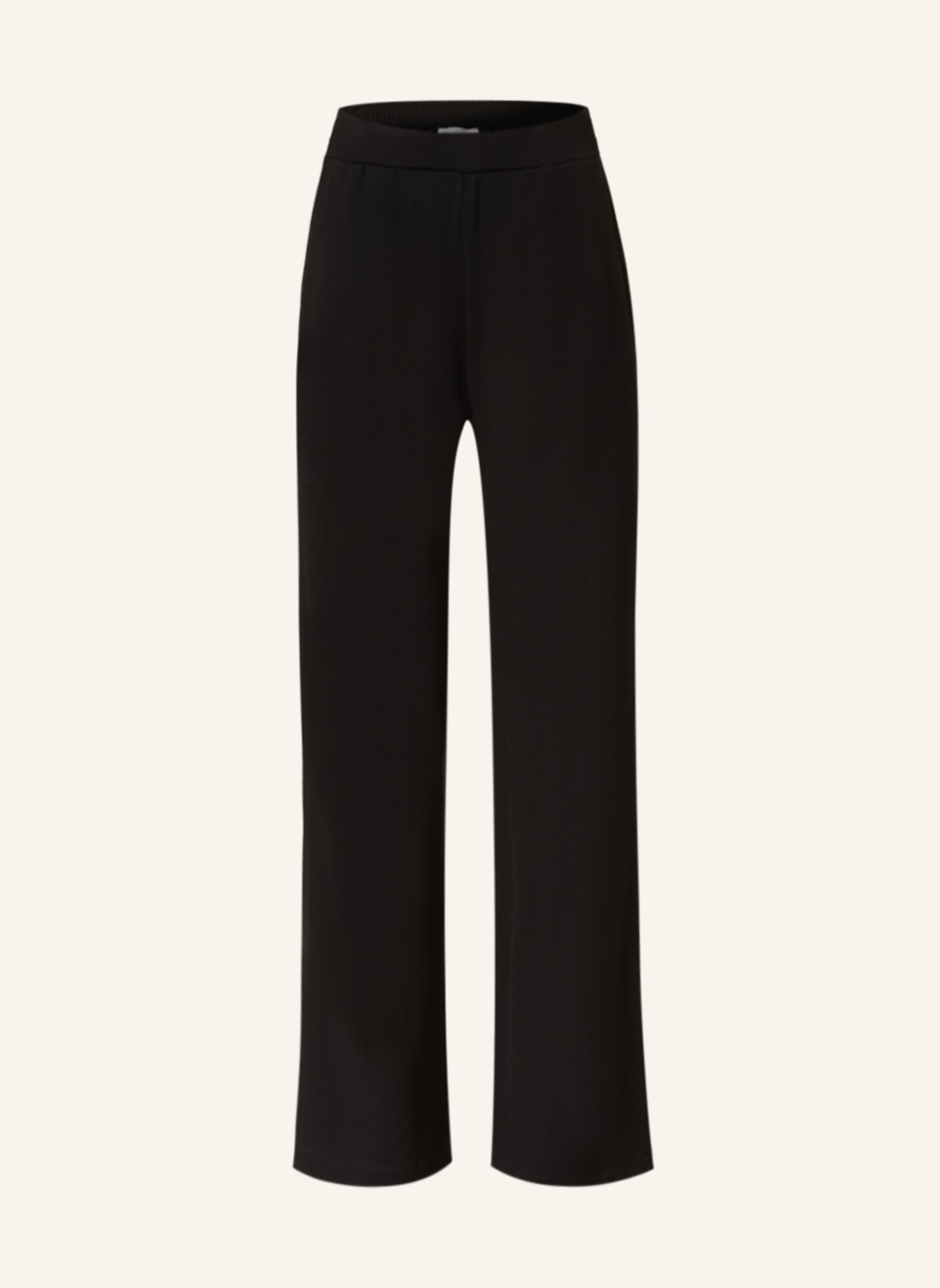 ARMEDANGELS Wide leg trousers HIMAARI, Color: BLACK (Image 1)