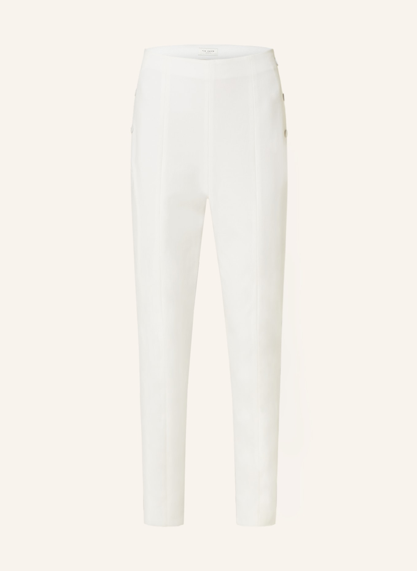 TED BAKER 7/8 trousers LIROI, Color: WHITE (Image 1)