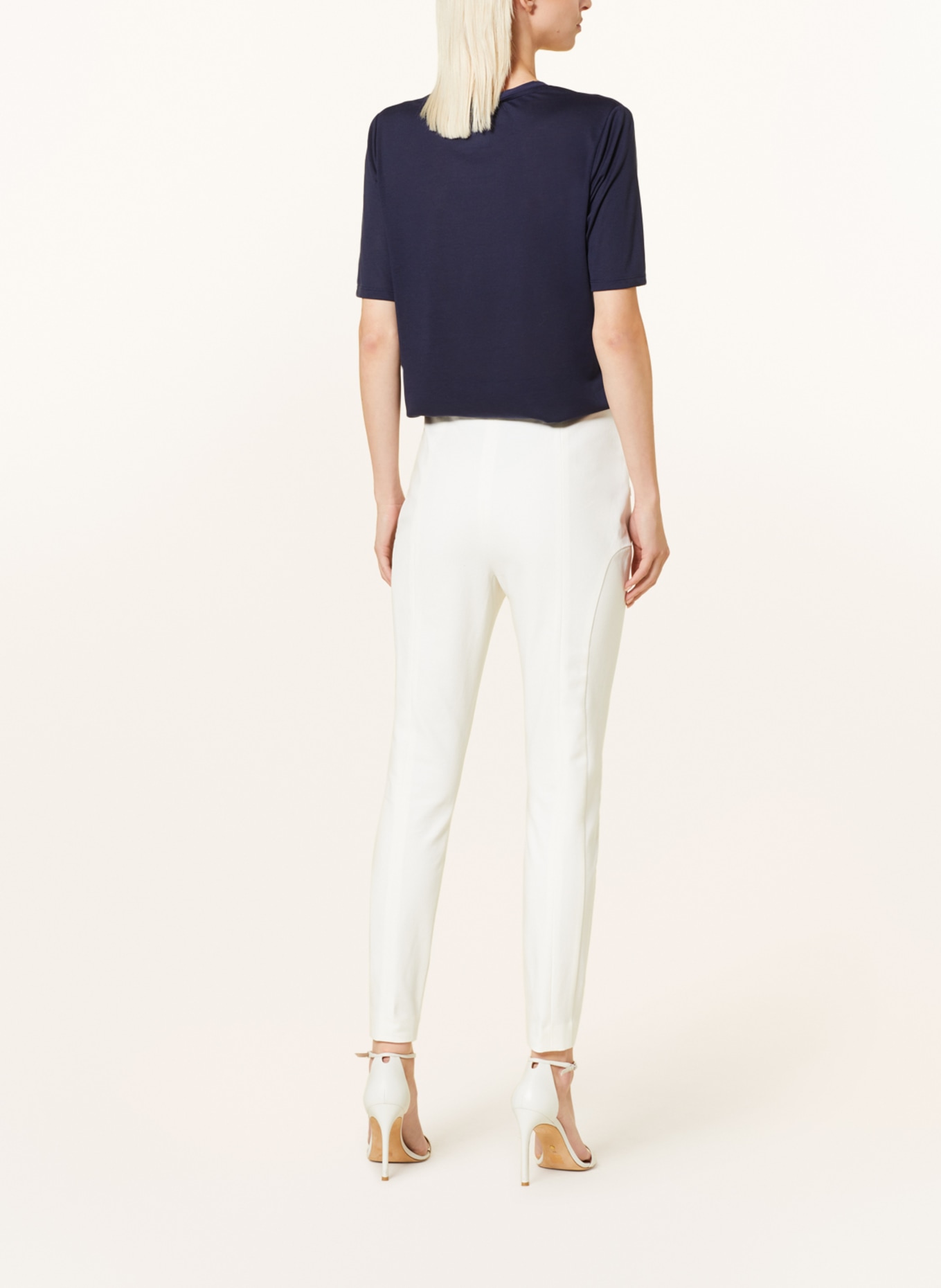 TED BAKER 7/8 trousers LIROI, Color: WHITE (Image 3)