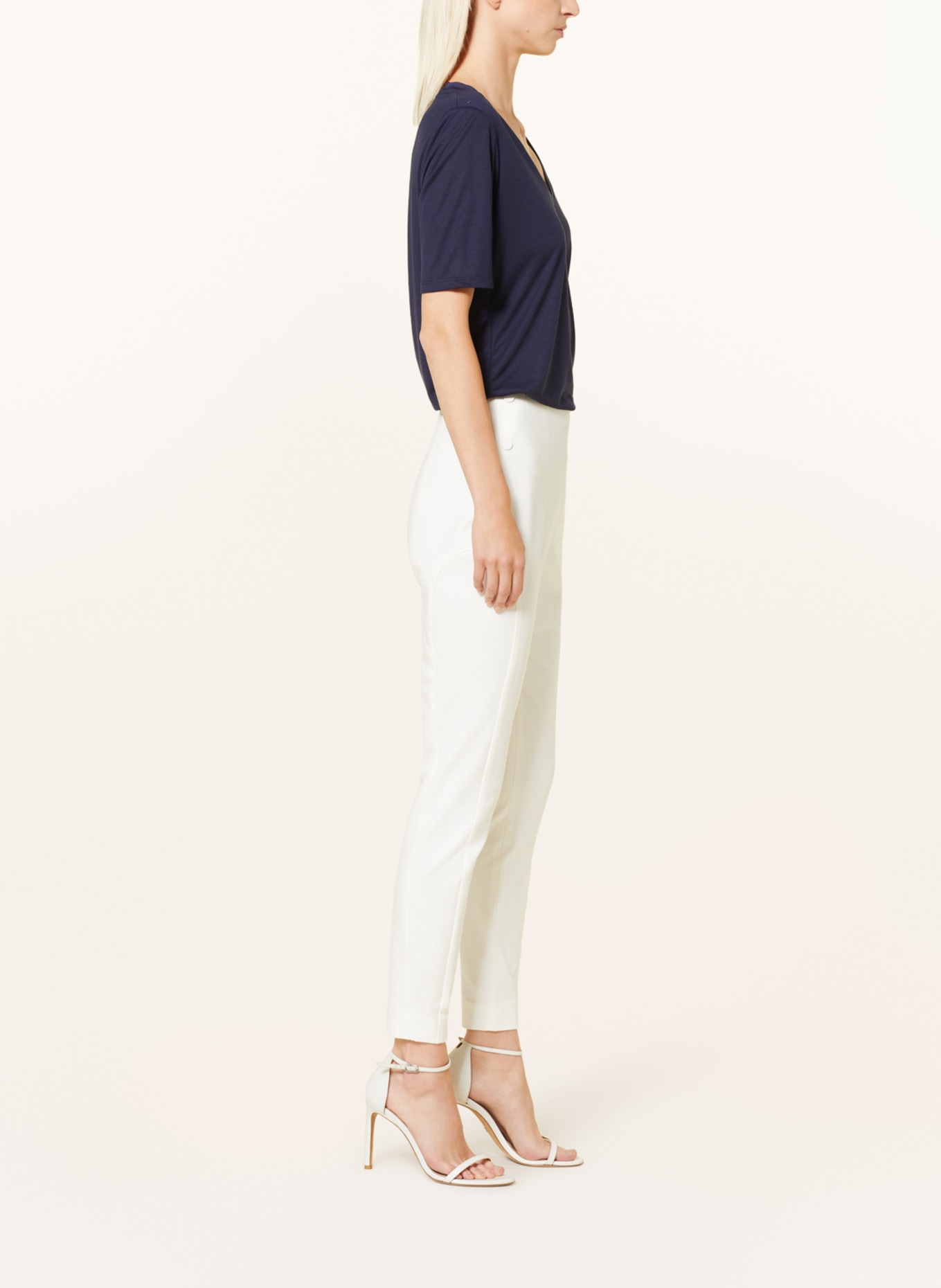 TED BAKER 7/8 trousers LIROI, Color: WHITE (Image 4)