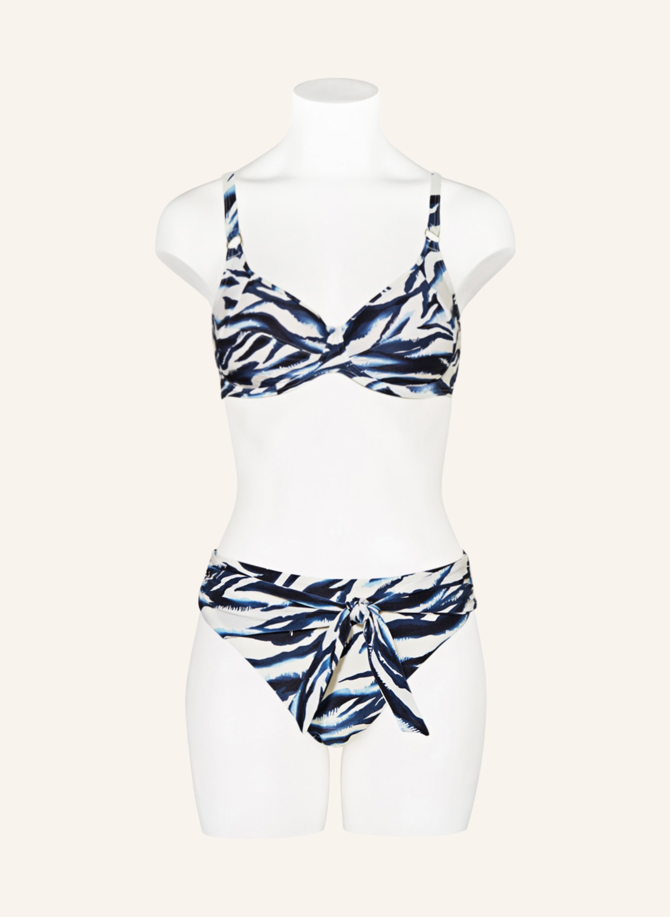 CYELL Underwired bikini top WAVY WATER, Color: BLUE/ DARK BLUE/ LIGHT BLUE (Image 2)