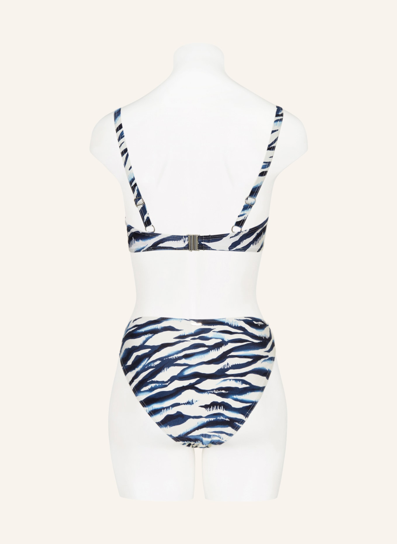CYELL Underwired bikini top WAVY WATER, Color: BLUE/ DARK BLUE/ LIGHT BLUE (Image 3)