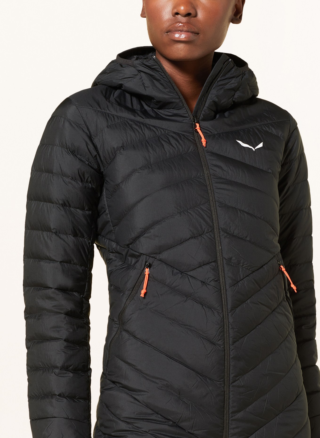 SALEWA Lightweight down jacket BRENTA, Color: BLACK (Image 5)