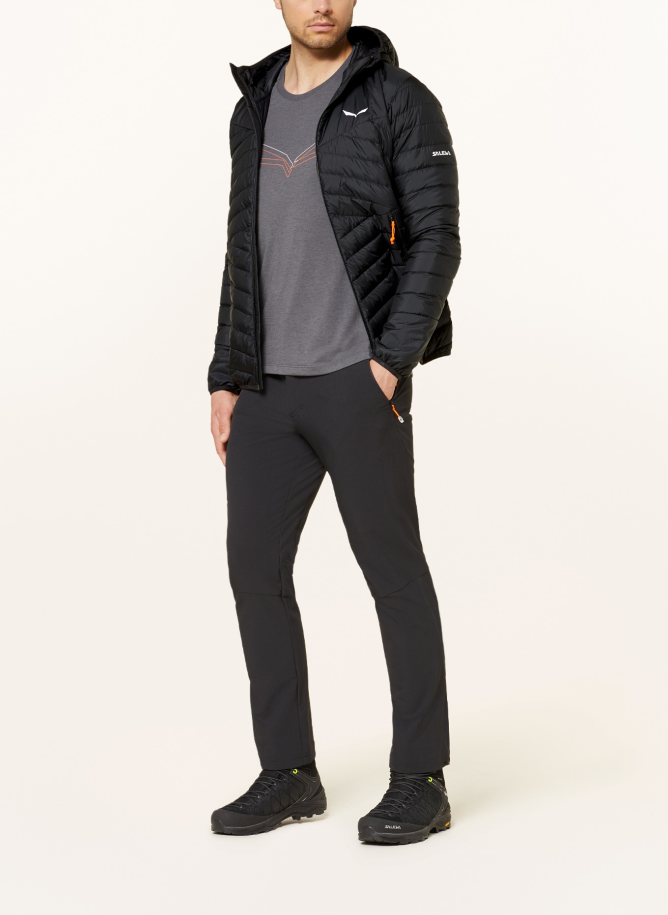 SALEWA Down jacket BRENTA, Color: BLACK (Image 2)