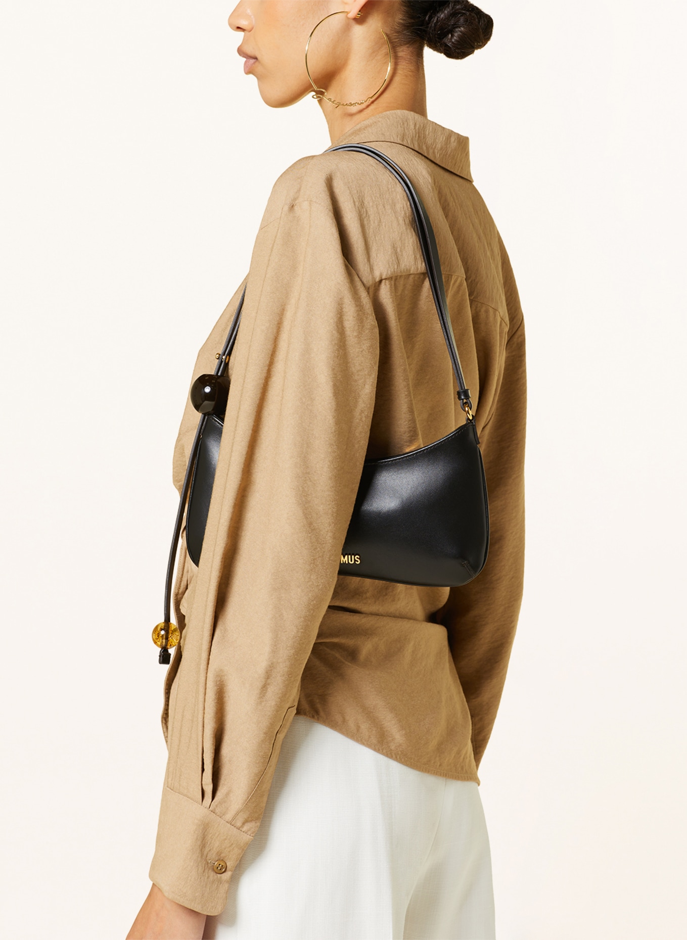 JACQUEMUS Handbag LE BISOU PERLE, Color: BLACK (Image 4)