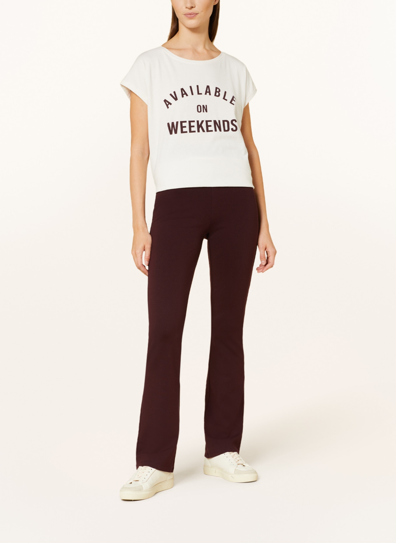 Juvia Leggings JACKY: DUNKELROT