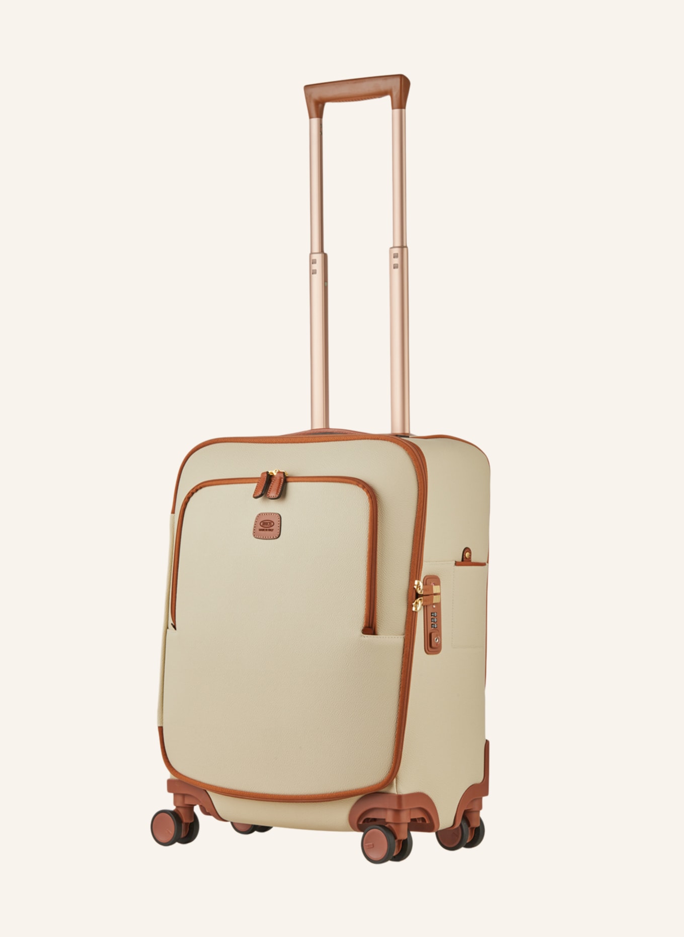 BRIC'S Wheeled luggage FIRENZE, Color: CREAM/ COGNAC (Image 1)
