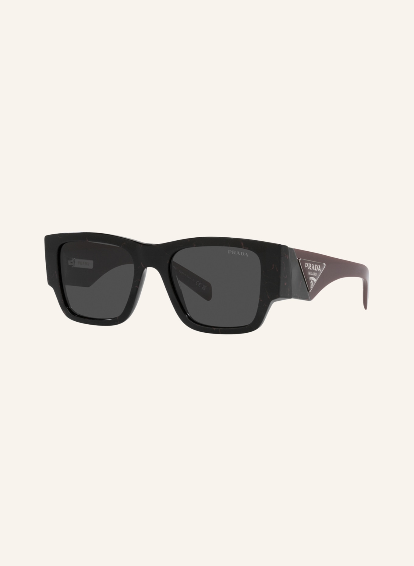 PRADA Sunglasses PR 10ZS, Color: 11F5S0 - BLACK/ DARK GRAY (Image 1)