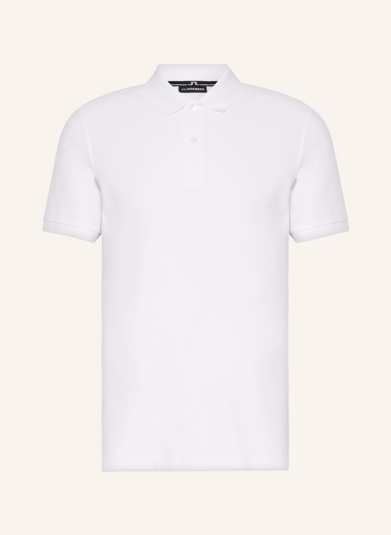 J.LINDEBERG Piqué polo shirt, Color: WHITE (Image 1)