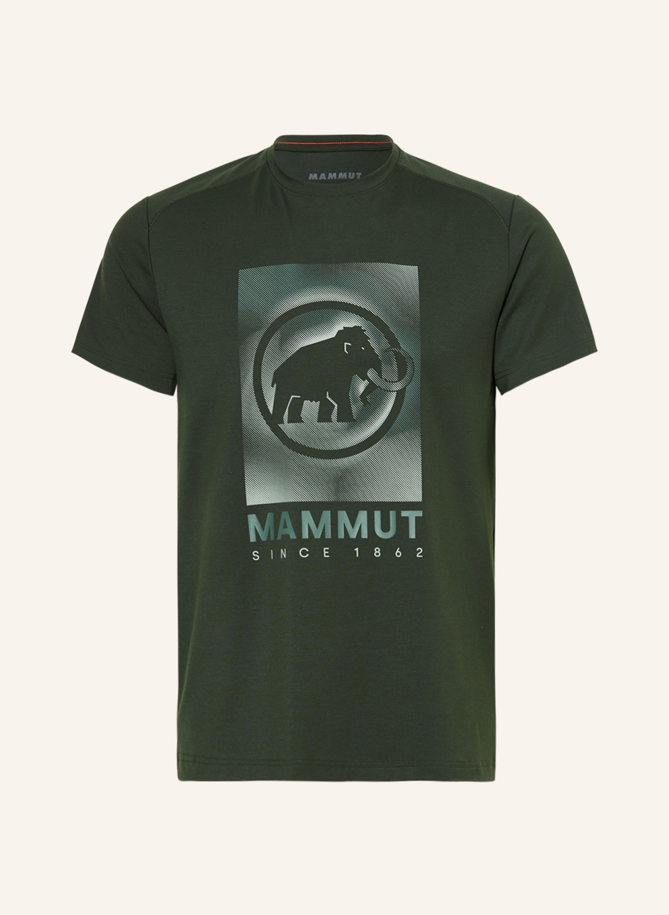 MAMMUT T-shirt TROVAT, Color: GREEN (Image 1)