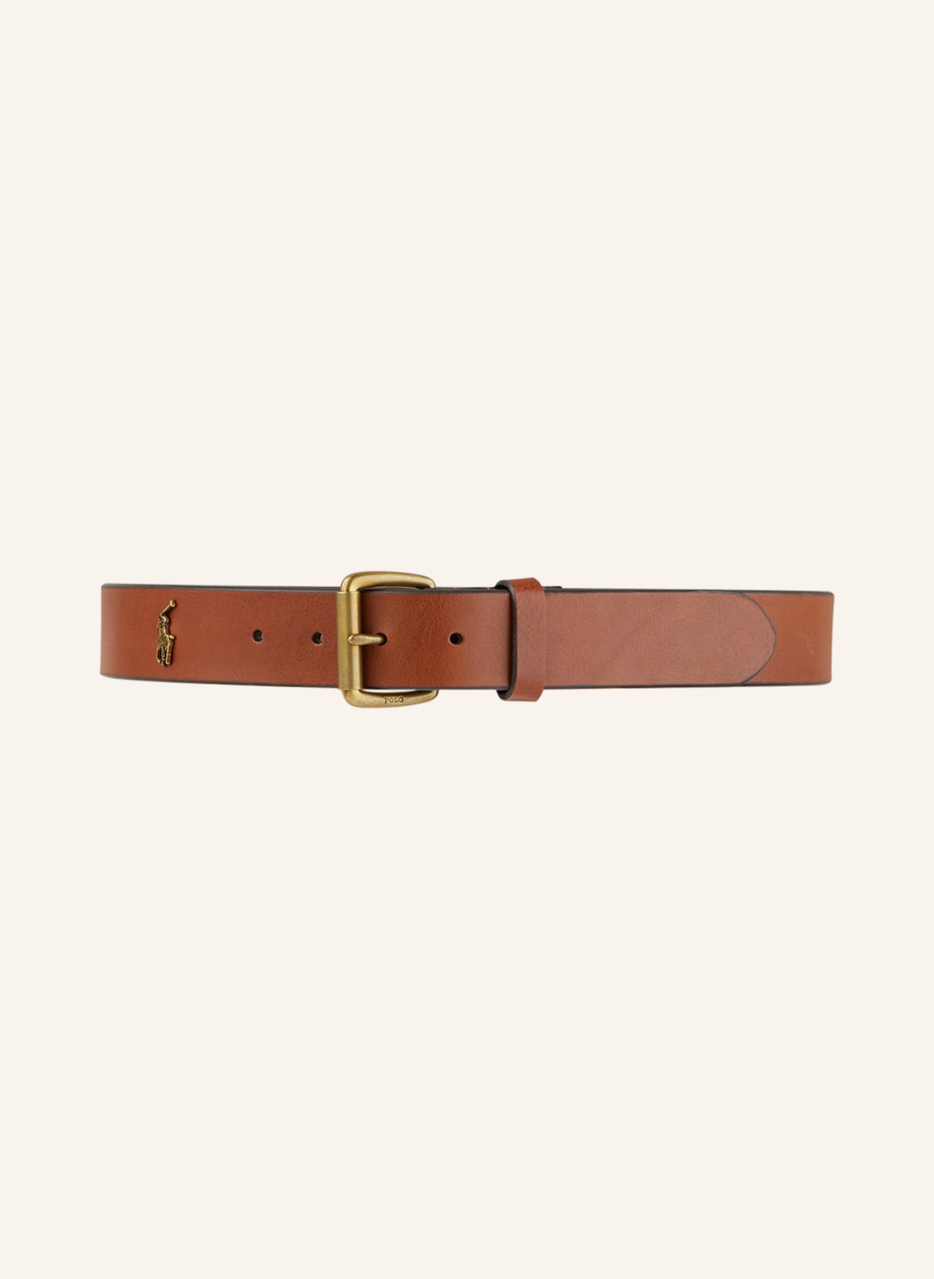 POLO RALPH LAUREN Leather belt, Color: BROWN (Image 2)
