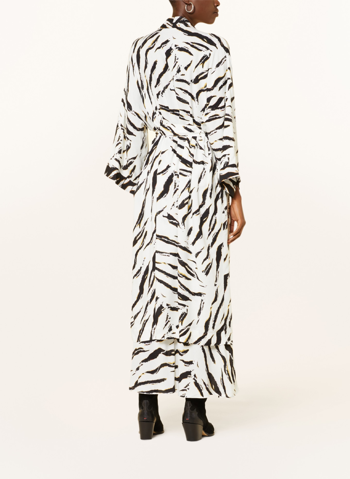 Lala Berlin Kimono KANILA, Color: WHITE/ BLACK/ YELLOW (Image 3)