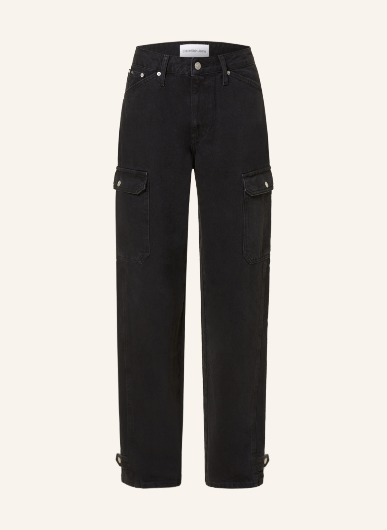 Calvin Klein Jeans Cargojeans, Farbe: SCHWARZ (Bild 1)