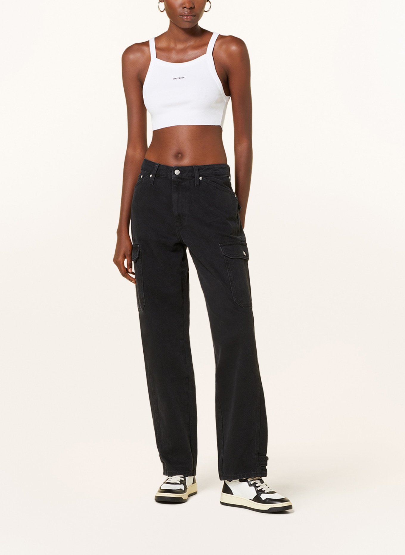 Calvin Klein Jeans Cargojeans, Farbe: SCHWARZ (Bild 2)
