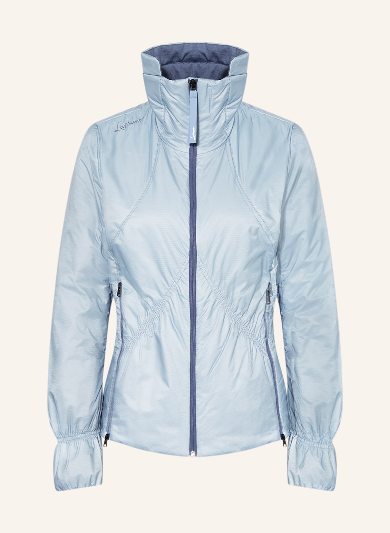 LaMunt Outdoor jacket SAMUELA with cashmere, Color: BLUE GRAY (Image 1)