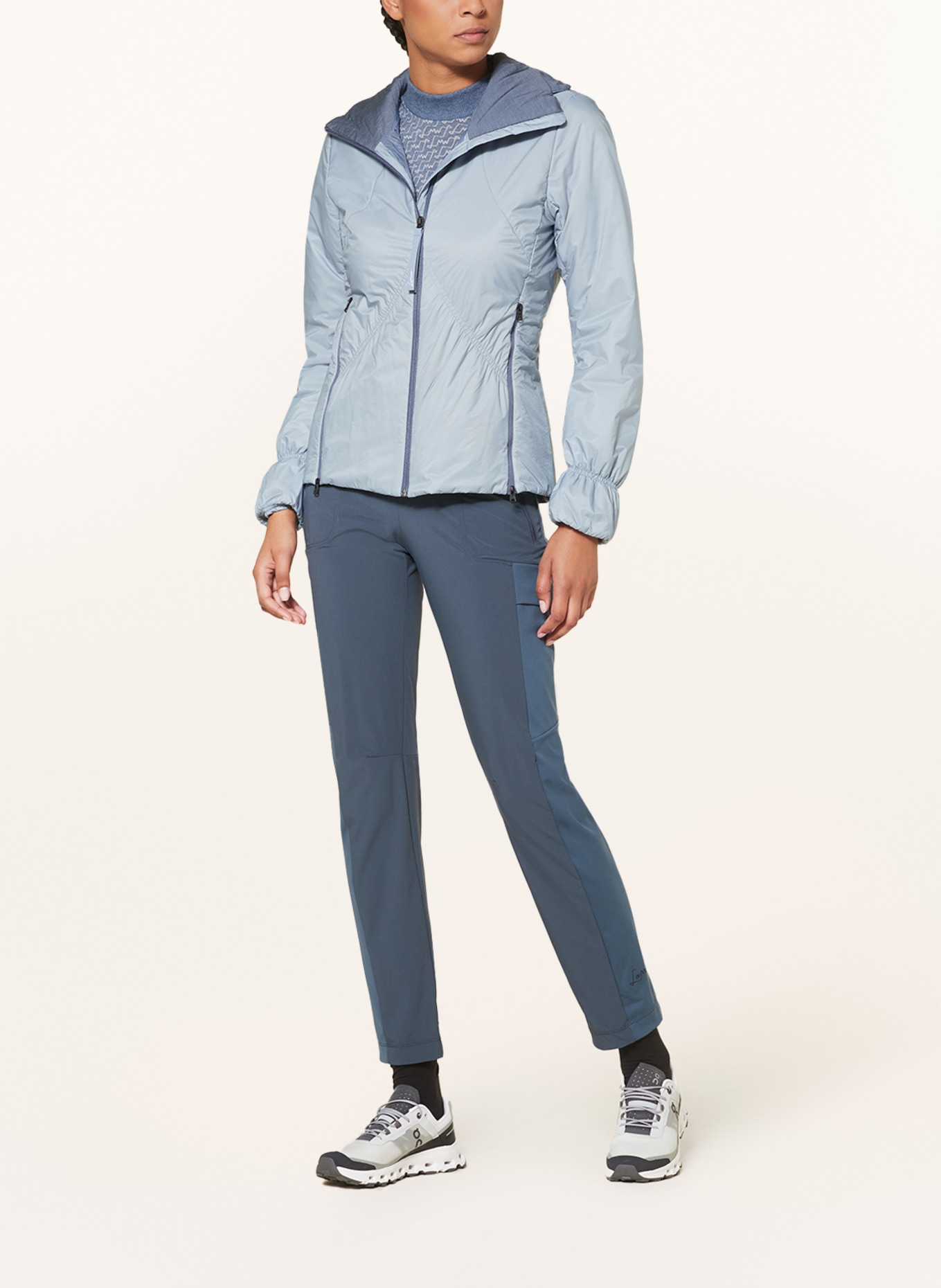LaMunt Outdoor jacket SAMUELA with cashmere, Color: BLUE GRAY (Image 2)