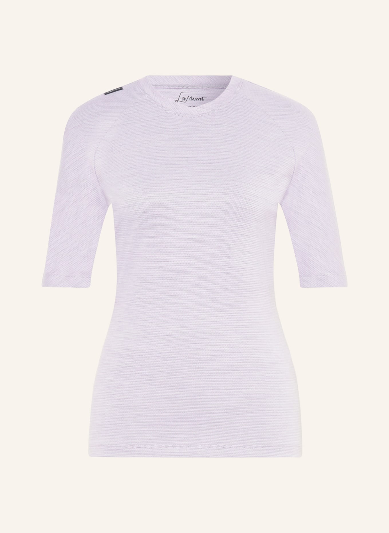 LaMunt T-shirt MARTINE z dodatkiem wełny merino, Kolor: JASNOFIOLETOWY (Obrazek 1)