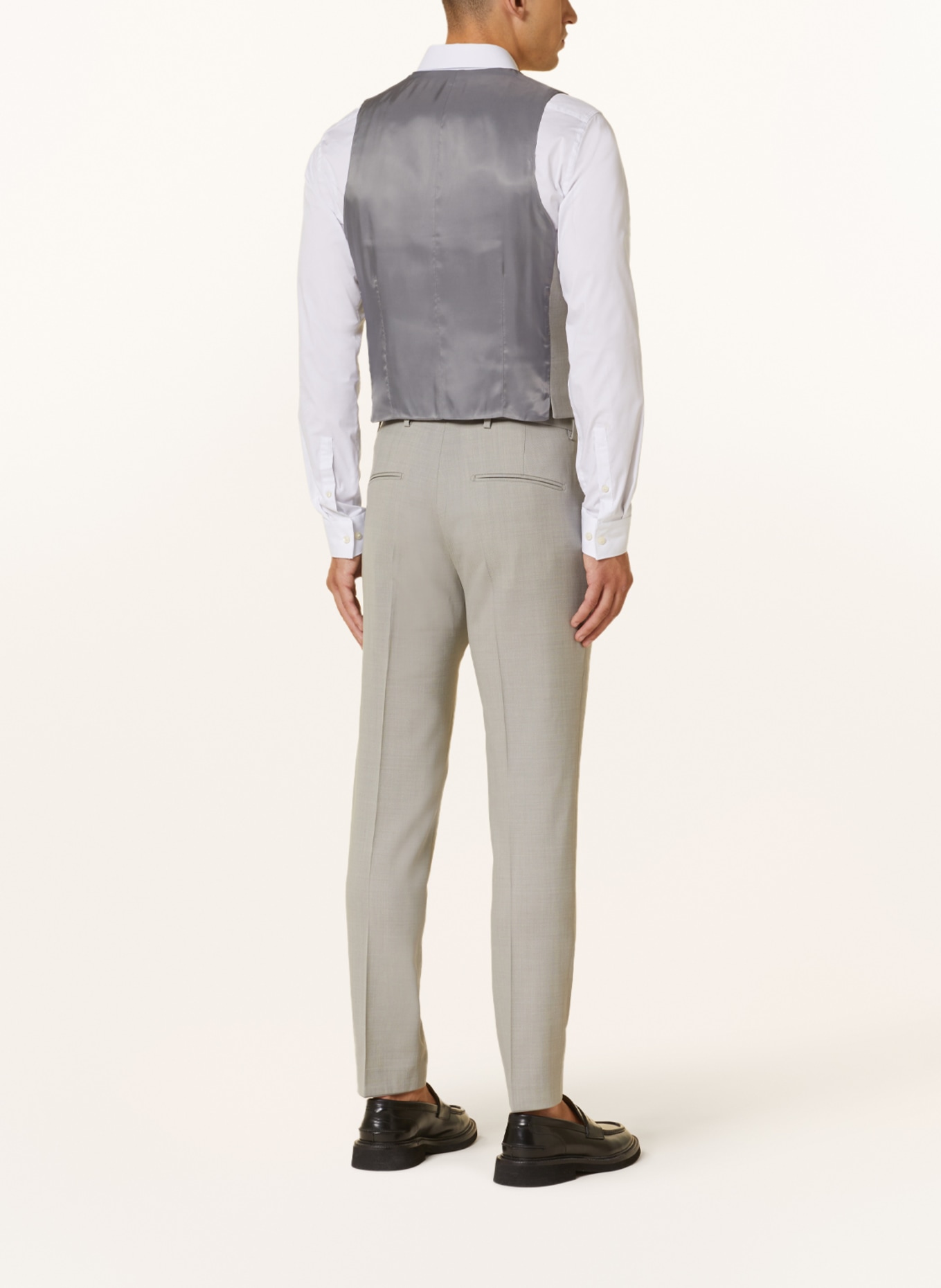 TIGER OF SWEDEN Suit waistcoat WAYDE extra slim fit, Color: LIGHT GRAY (Image 3)