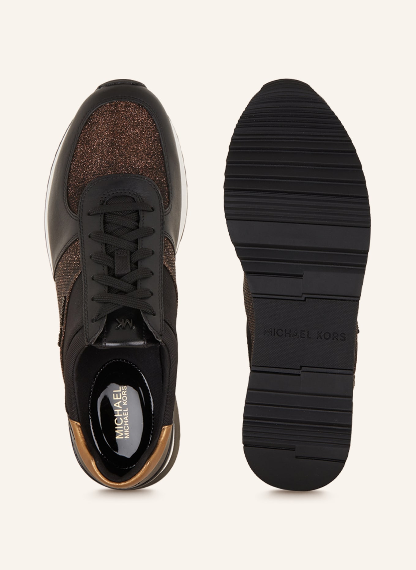 MICHAEL KORS Sneakers ALLIE TRAINER, Color: BLACK (Image 5)