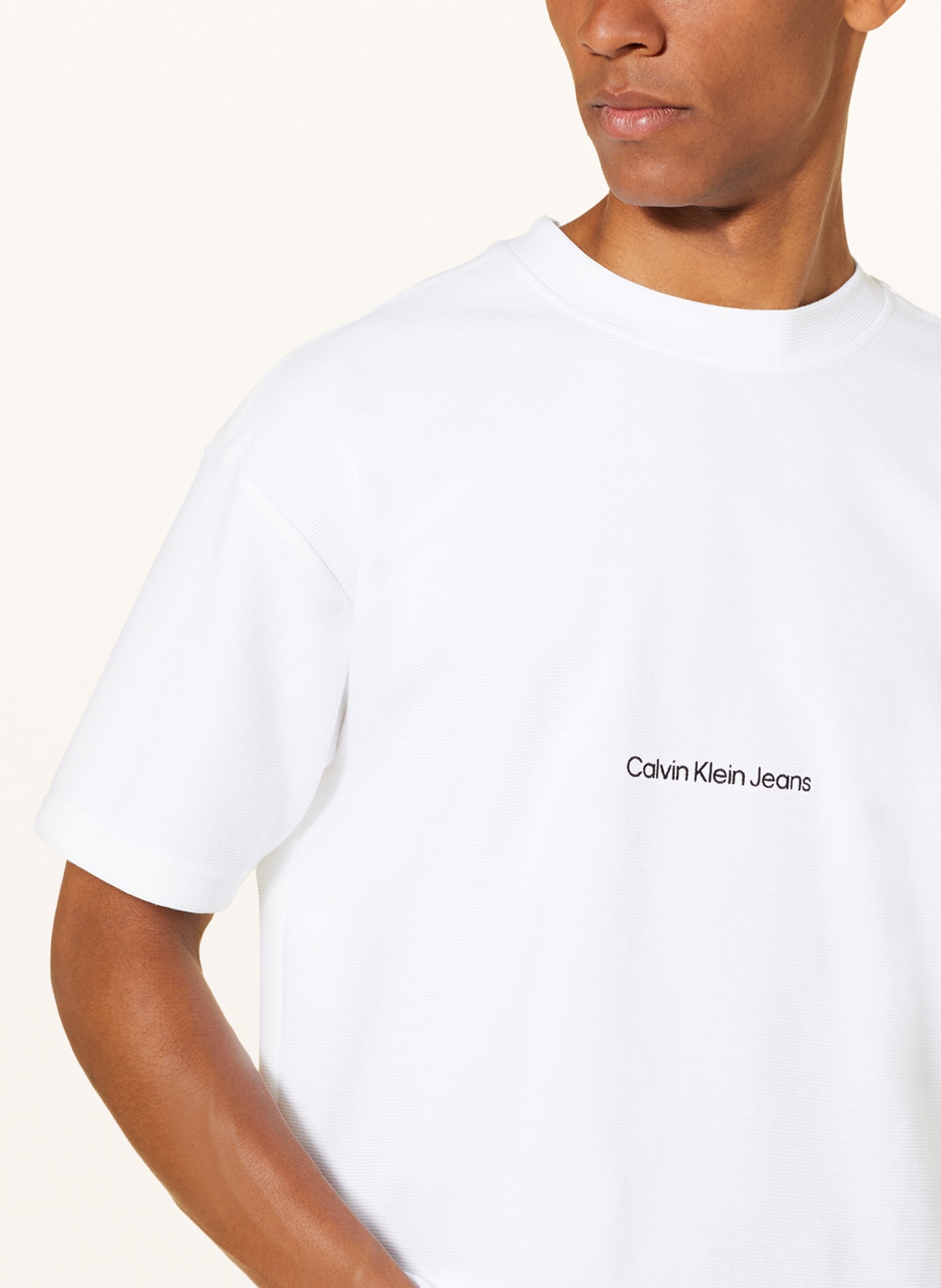 Jeans Klein Calvin weiss T-Shirt in