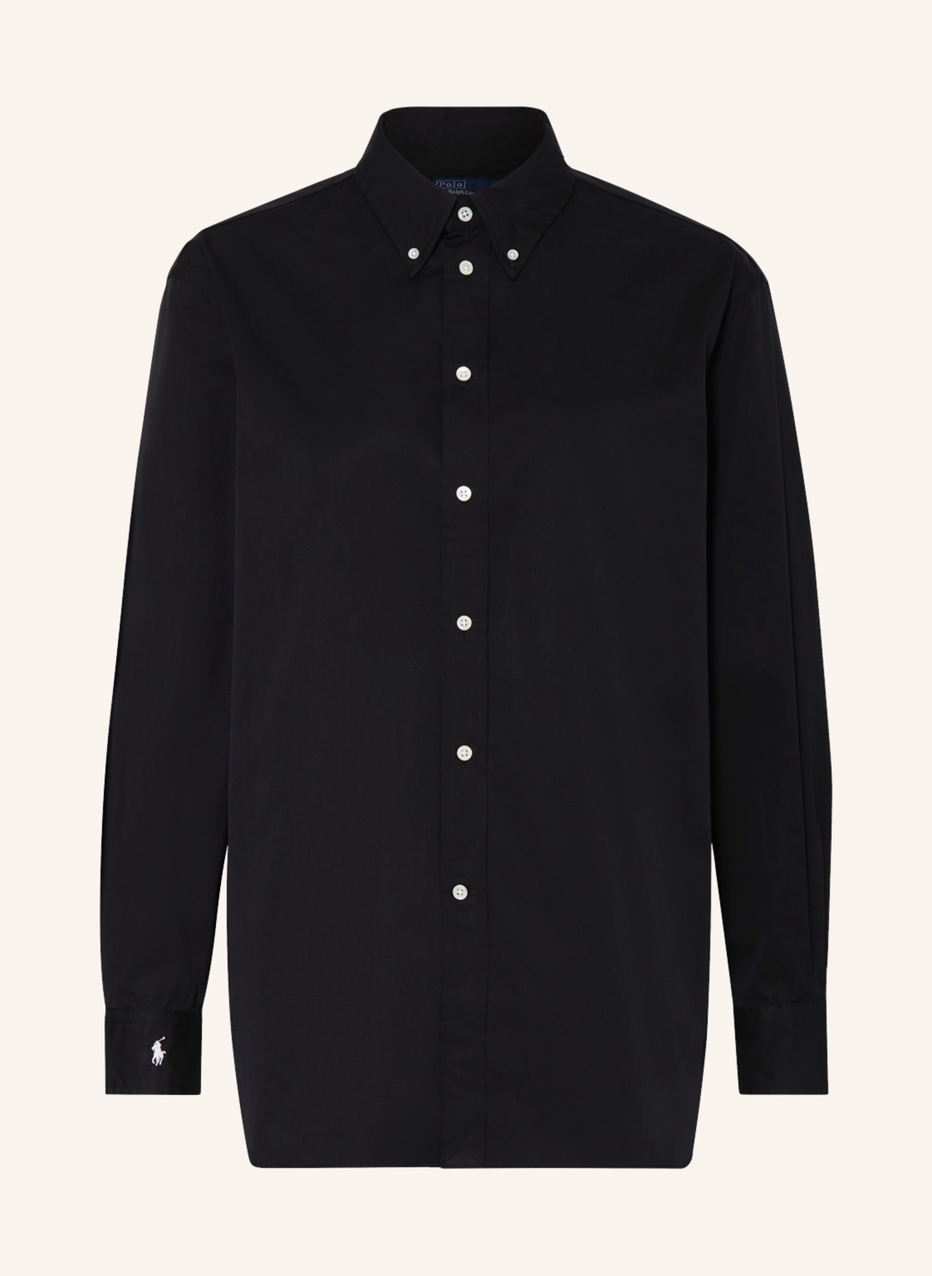 POLO RALPH LAUREN Shirt blouse: BLACK
