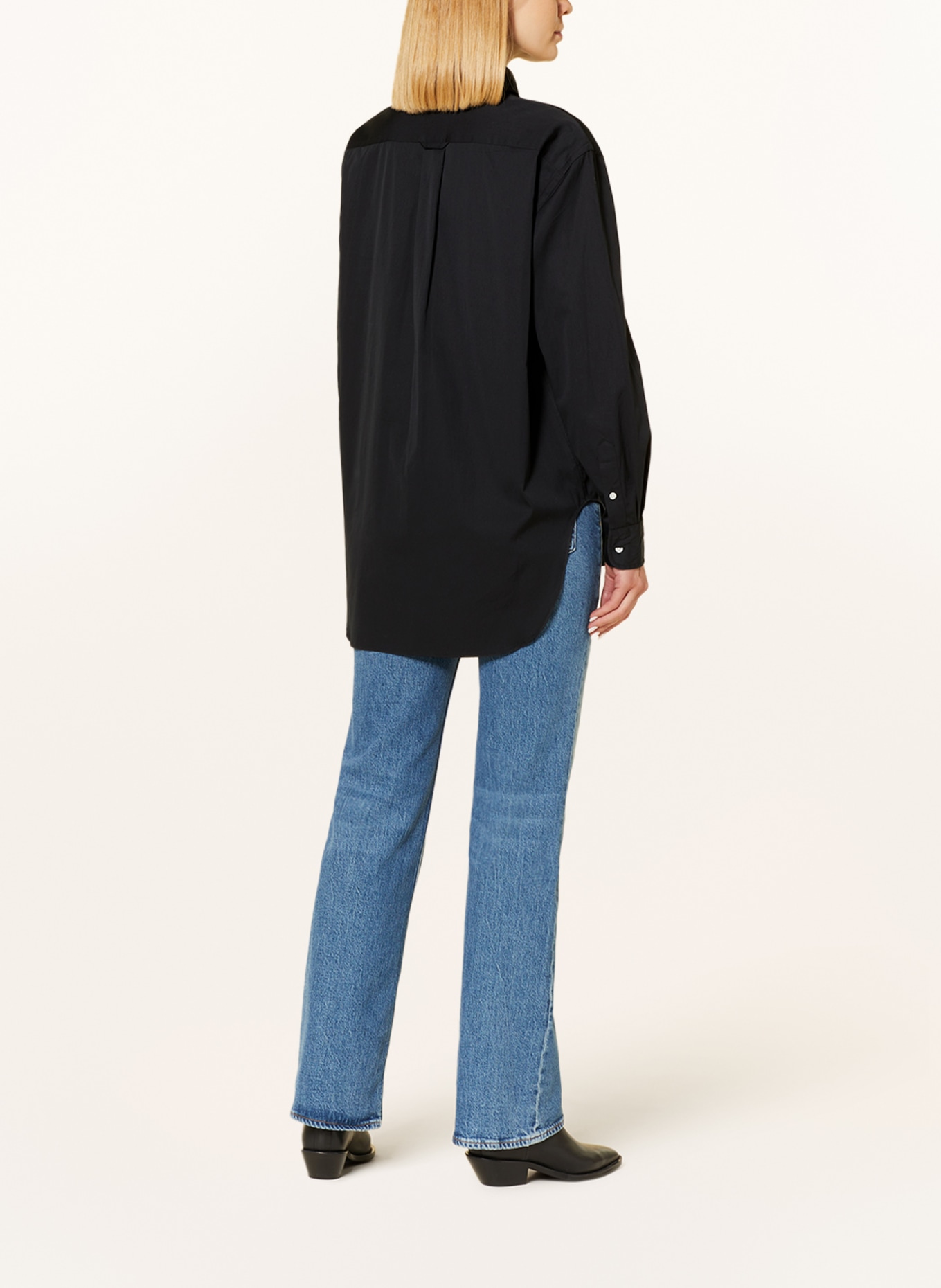 POLO RALPH LAUREN Shirt blouse: BLACK