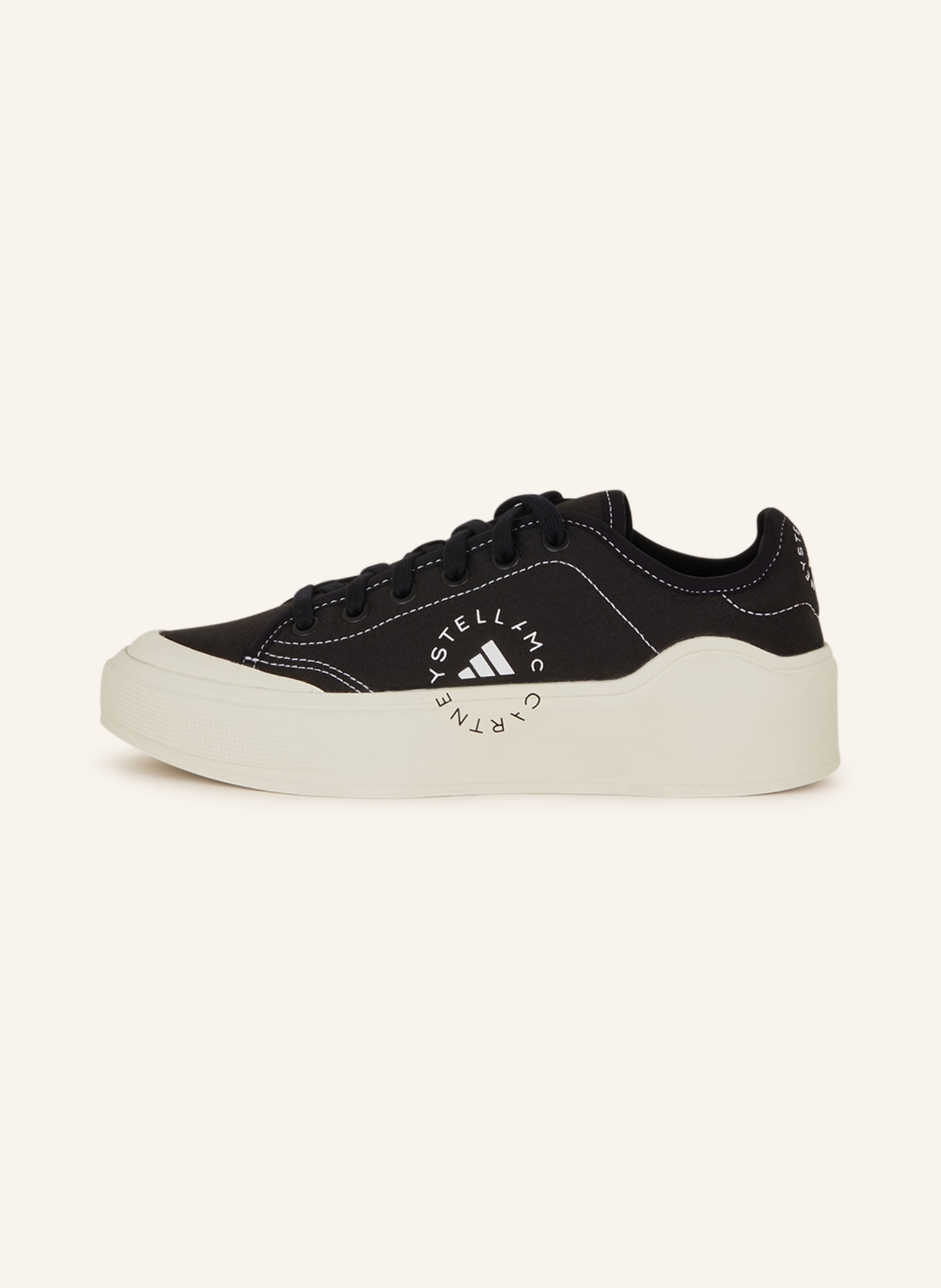 adidas by Stella McCartney Sneakers COURT, Color: BLACK (Image 4)