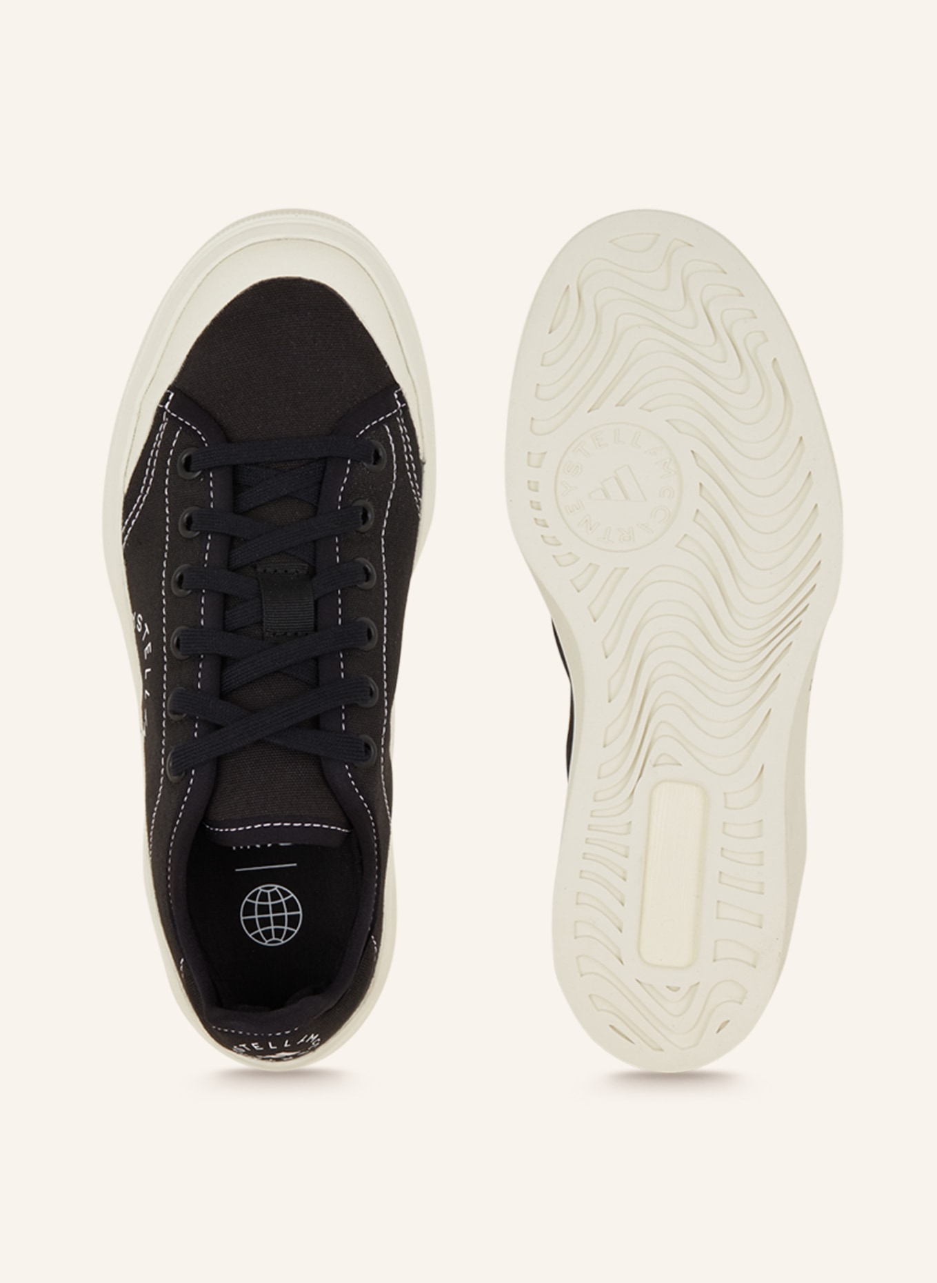 adidas by Stella McCartney Sneakers COURT, Color: BLACK (Image 5)