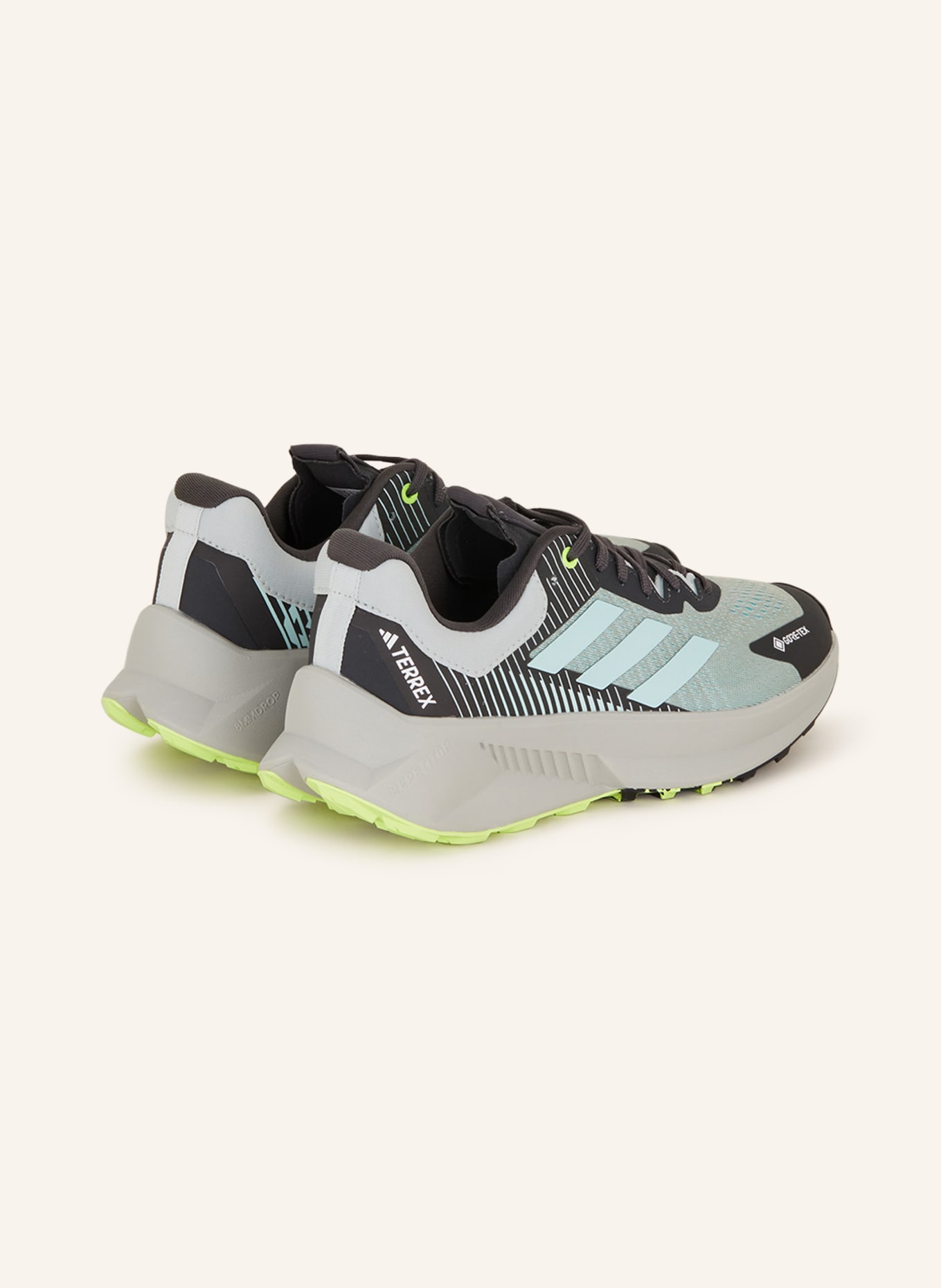 adidas TERREX Trailrunning-Schuhe SOULSTRIDE FLOW GTX, Farbe: SCHWARZ/ MINT (Bild 2)