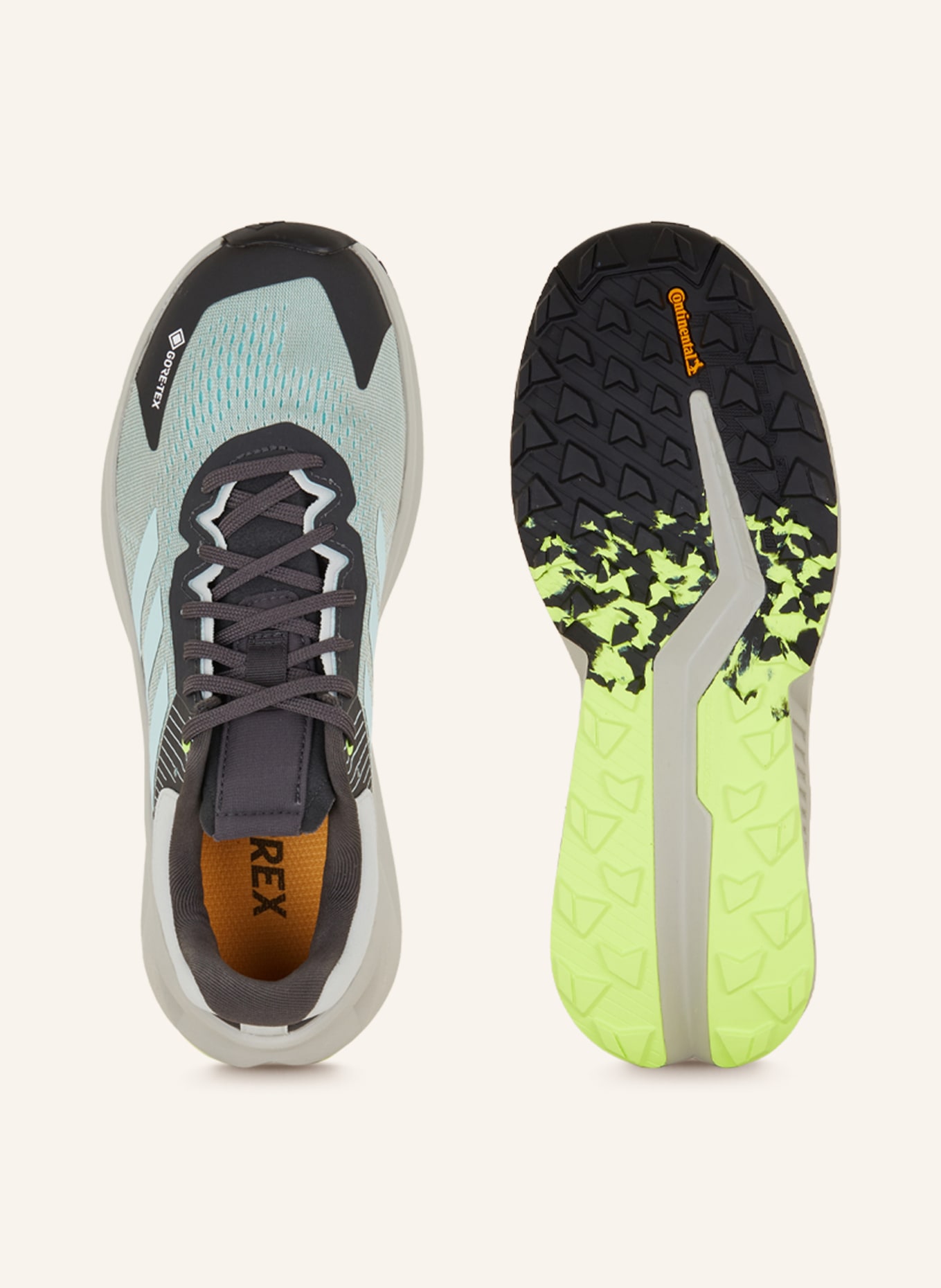 adidas TERREX Trailrunning-Schuhe SOULSTRIDE FLOW GTX, Farbe: SCHWARZ/ MINT (Bild 5)