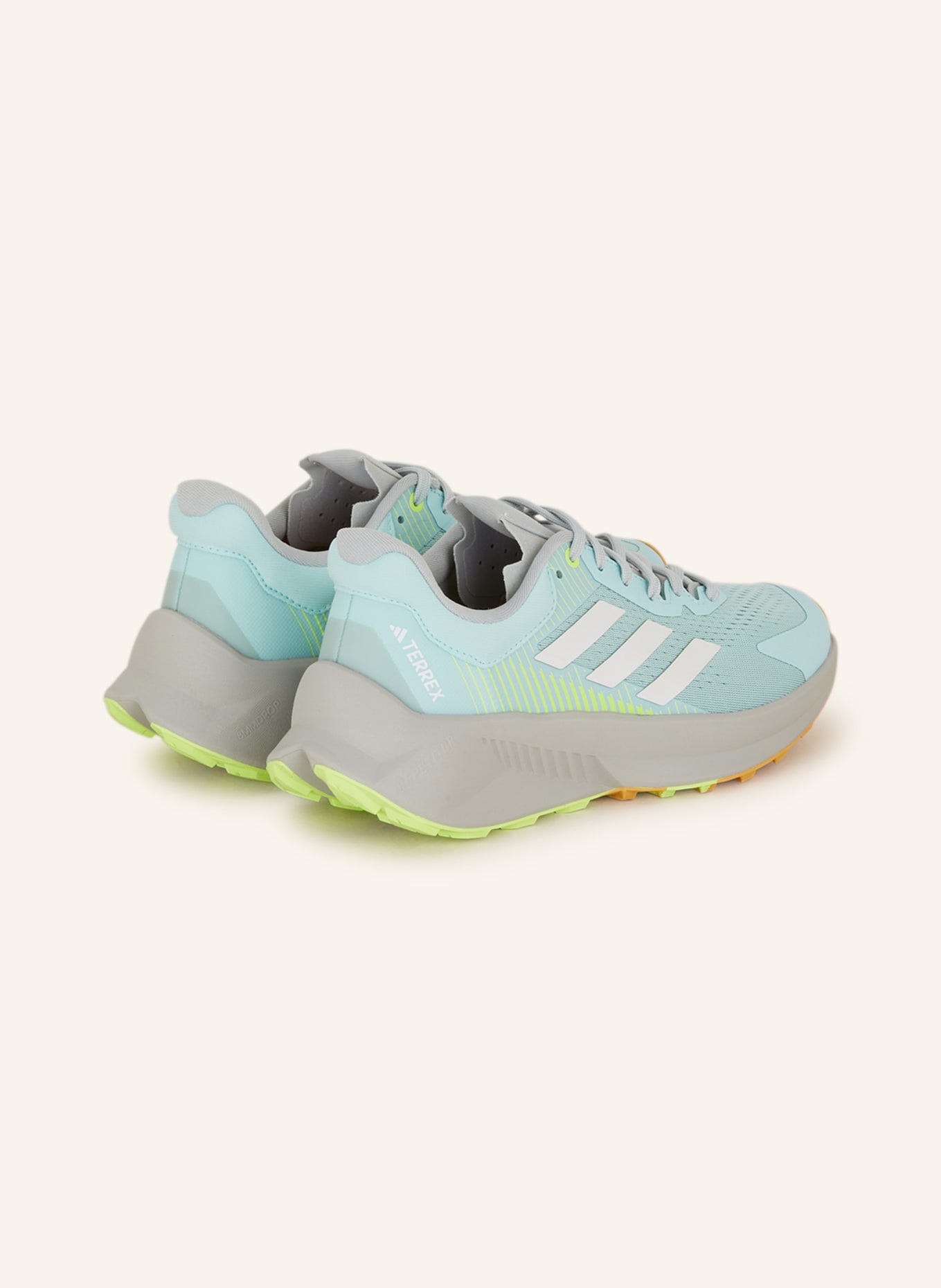adidas TERREX Trail running shoes SOULSTRIDE FLOW, Color: MINT/ NEON GREEN (Image 2)