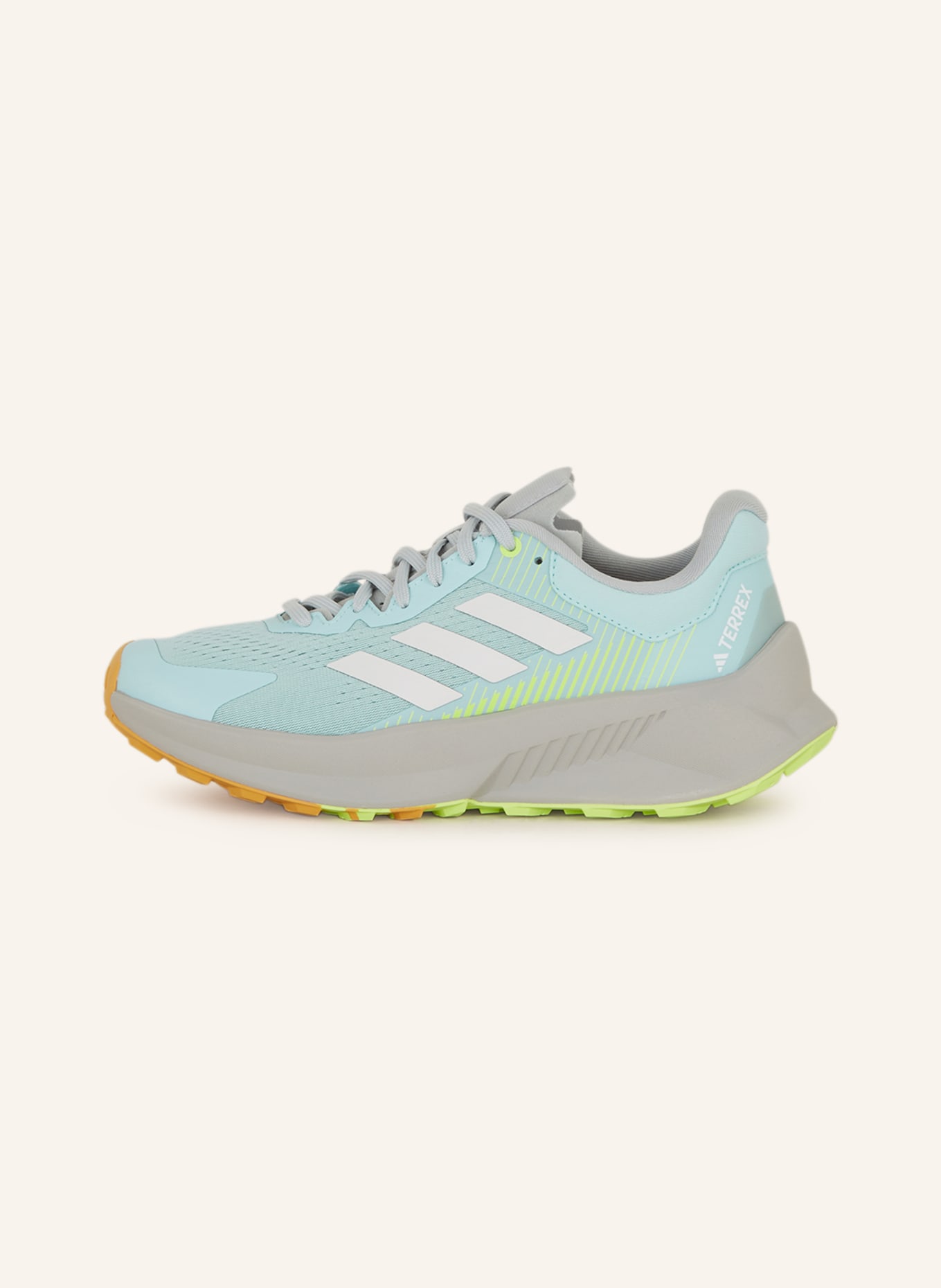 adidas TERREX Trail running shoes SOULSTRIDE FLOW, Color: MINT/ NEON GREEN (Image 4)