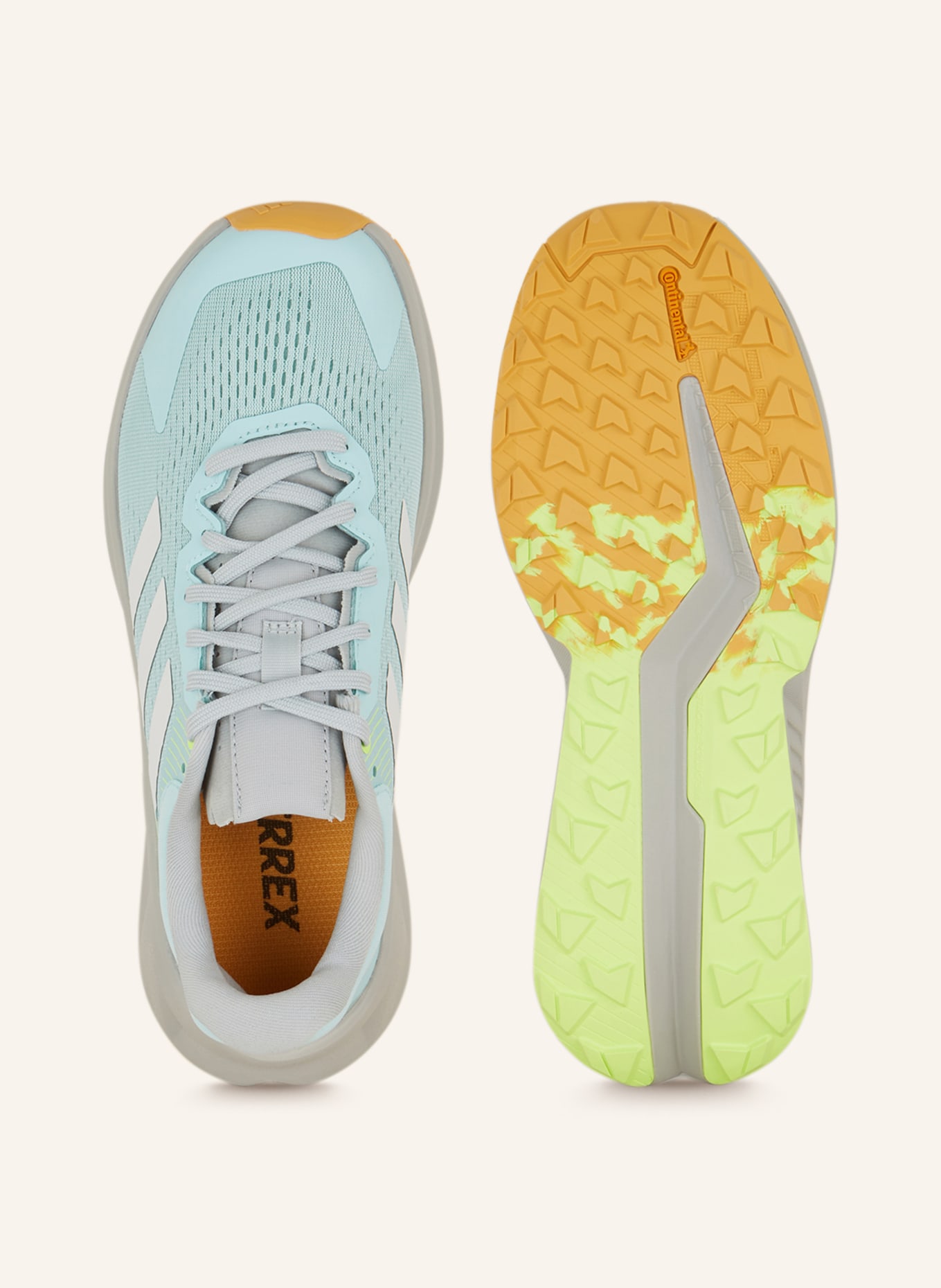 adidas TERREX Trailrunning-Schuhe SOULSTRIDE FLOW, Farbe: MINT/ NEONGRÜN (Bild 5)