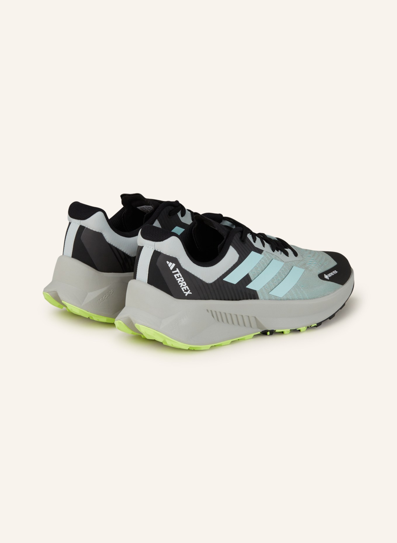 adidas TERREX Trail running shoes TERREX SOULSTRIDE FLOW GTX, Color: MINT/ DARK GRAY/ LIGHT GRAY (Image 2)