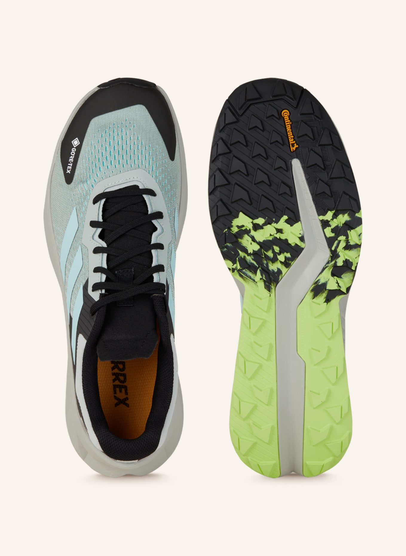 adidas TERREX Trailrunning-Schuhe TERREX SOULSTRIDE FLOW GTX, Farbe: MINT/ DUNKELGRAU/ HELLGRAU (Bild 5)