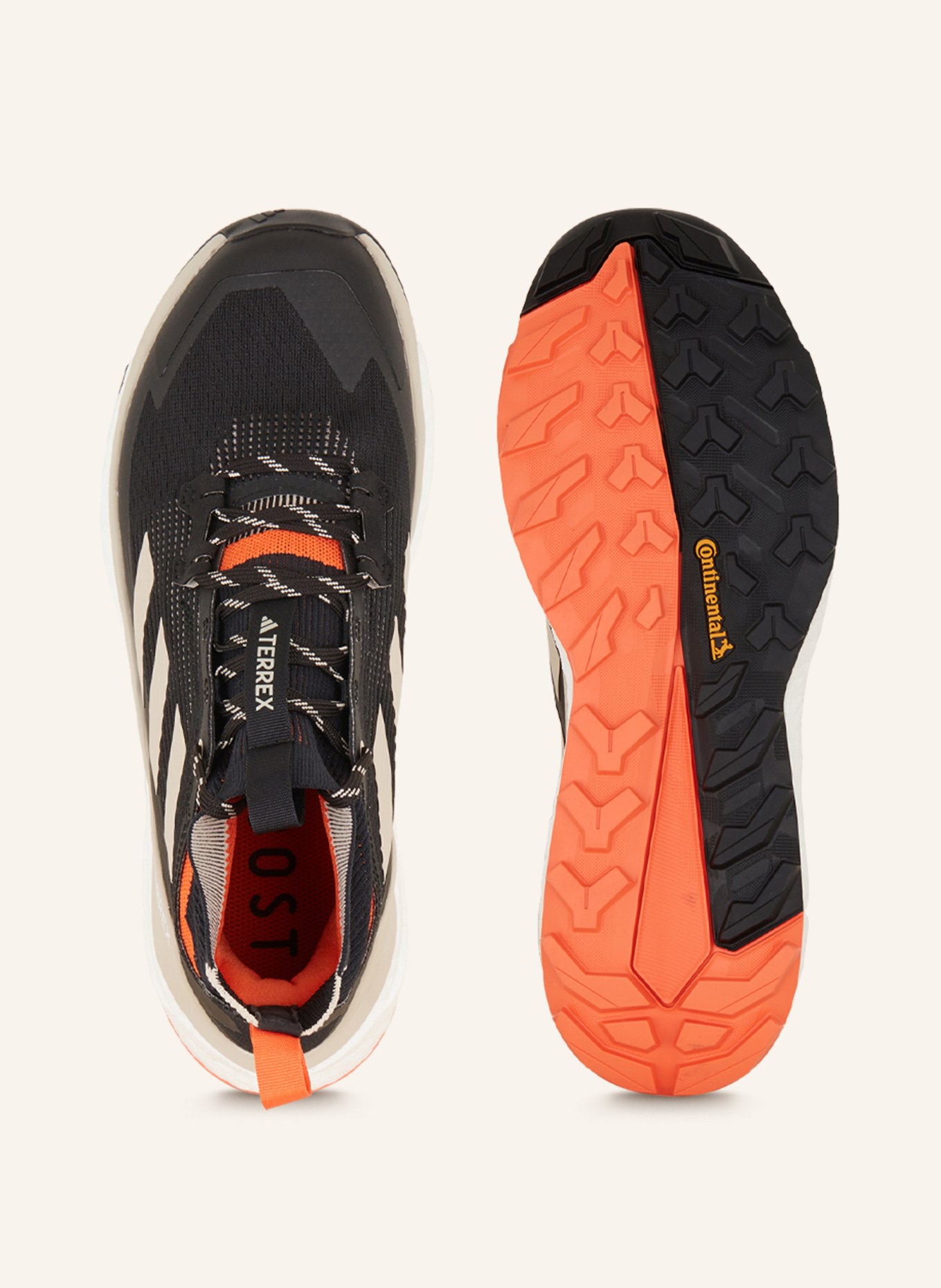 adidas TERREX Trekkingschuhe TERREX FREE HIKER 2, Farbe: SCHWARZ/ BEIGE (Bild 5)