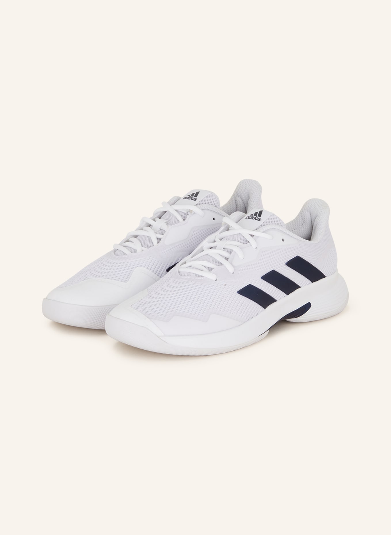 adidas Tennis shoes COURTJAM, Color: WHITE/ DARK BLUE (Image 1)