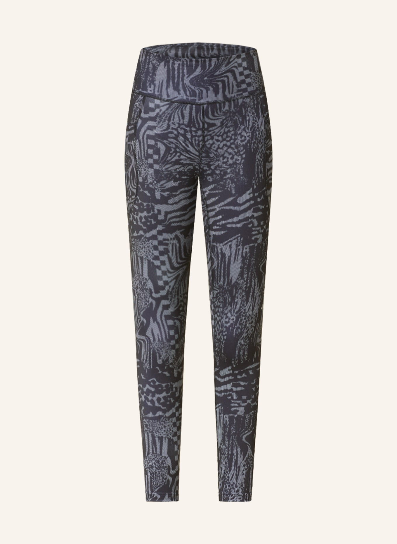 adidas Running tights DAILY RUN, Color: BLACK/ WHITE (Image 1)